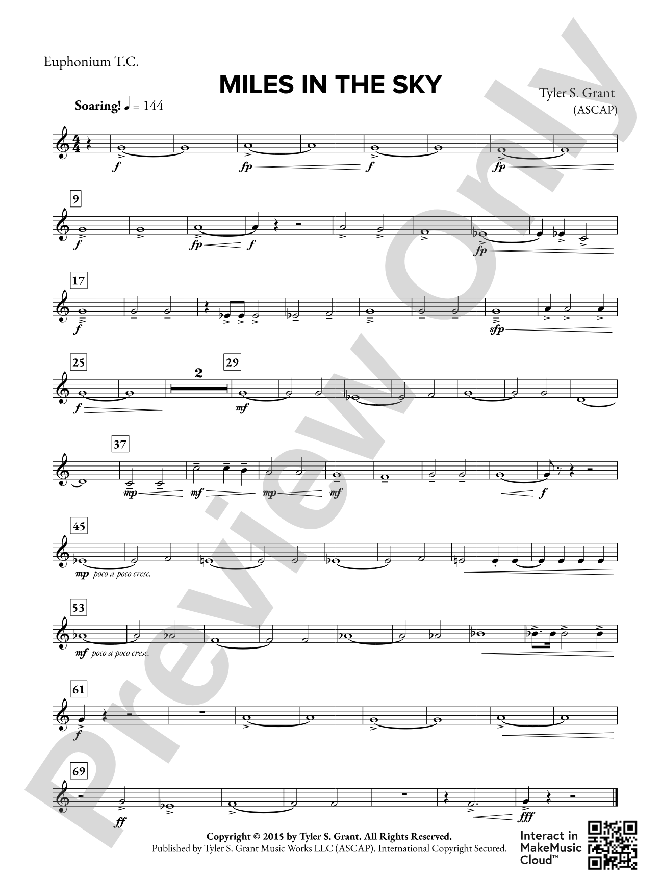 Miles in the Sky: Baritone T.C.