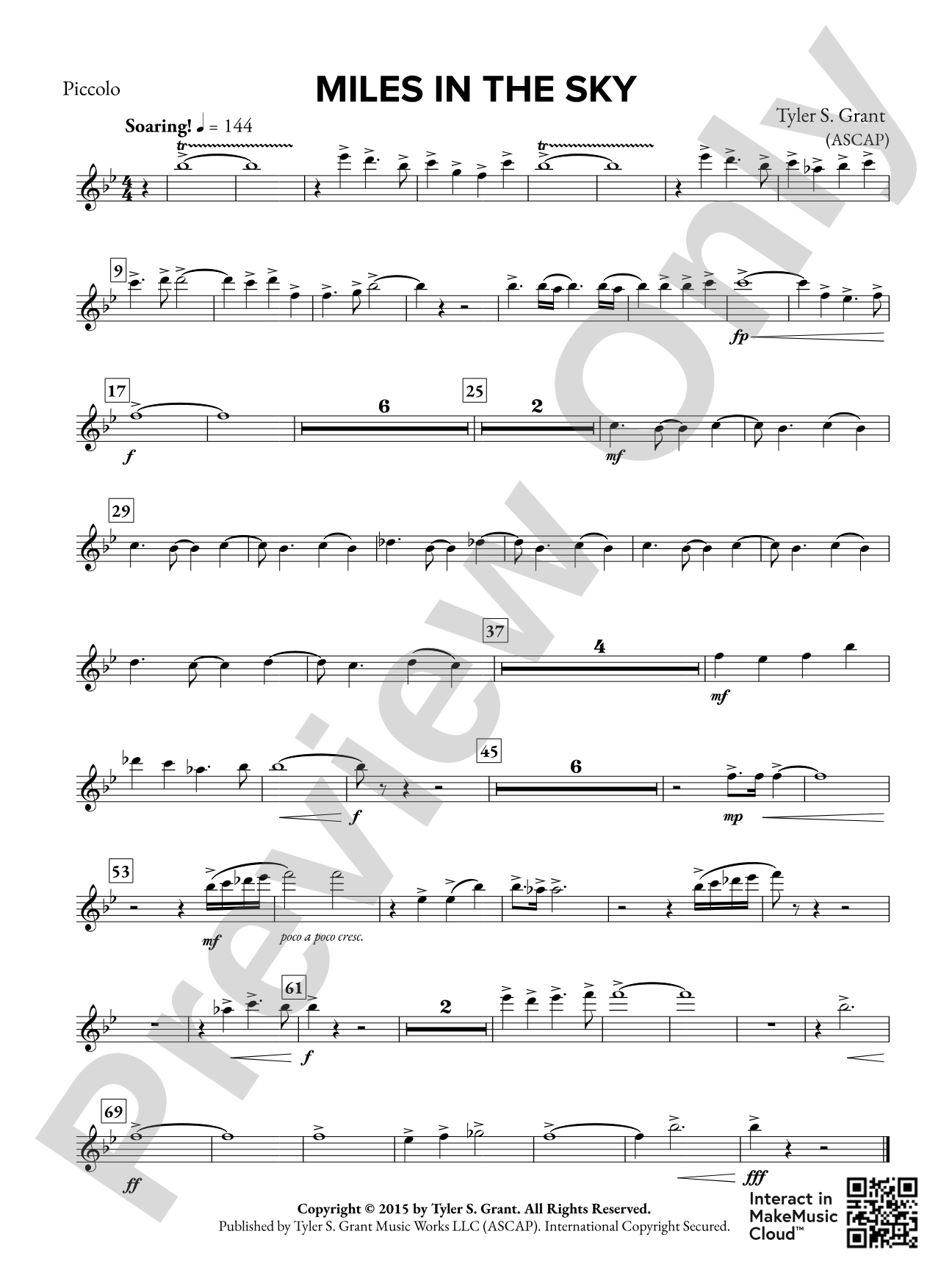 Miles in the Sky: Piccolo