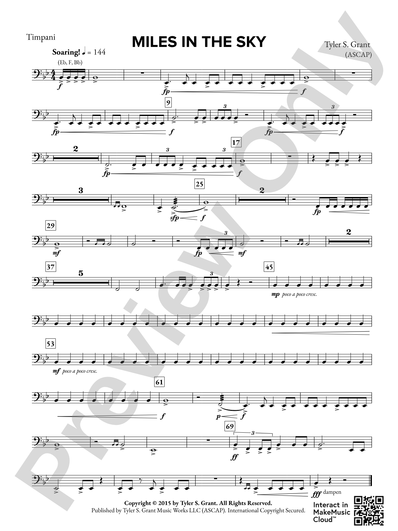 Miles in the Sky: Timpani
