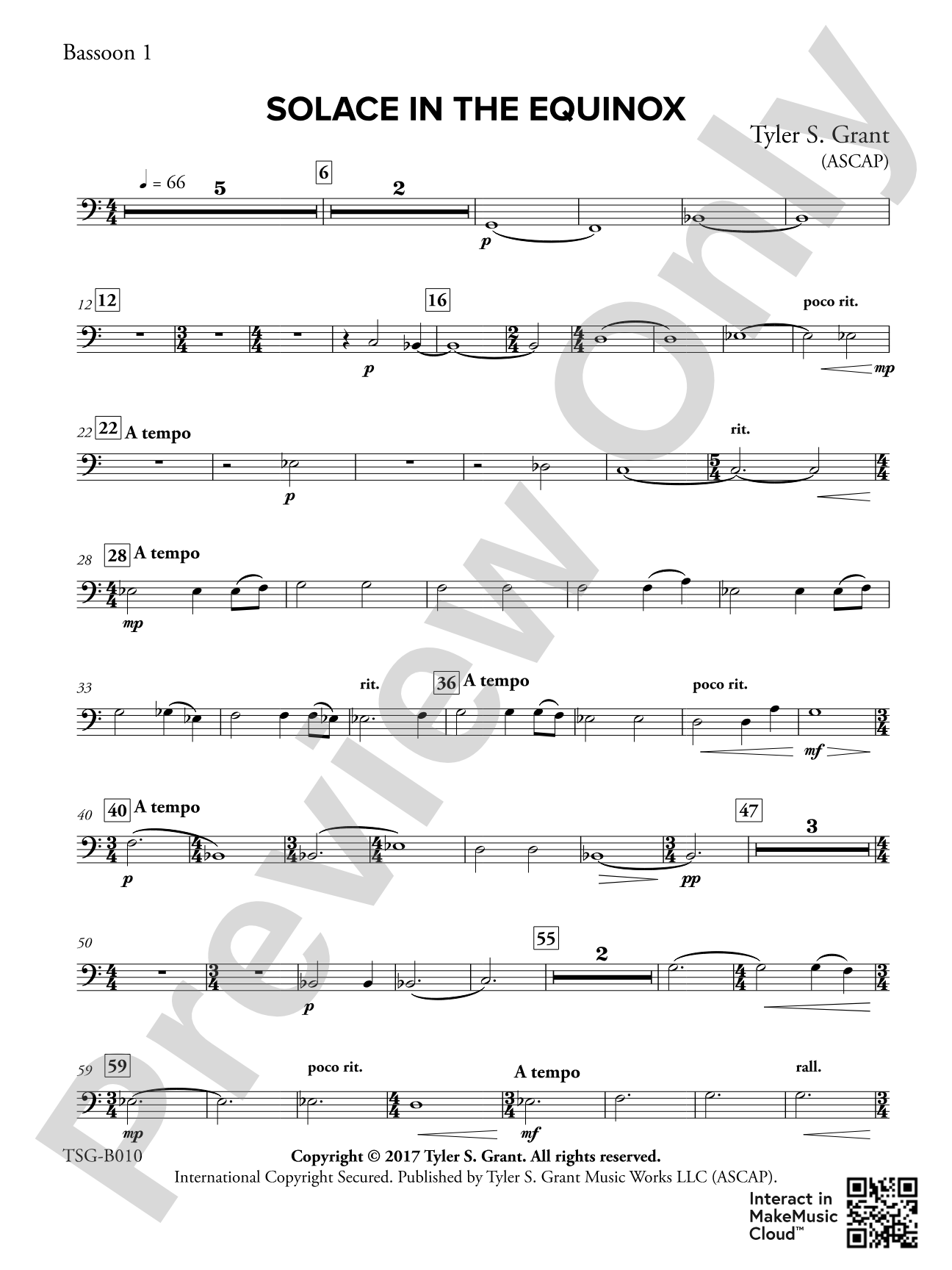 Solace in the Equinox: Bassoon