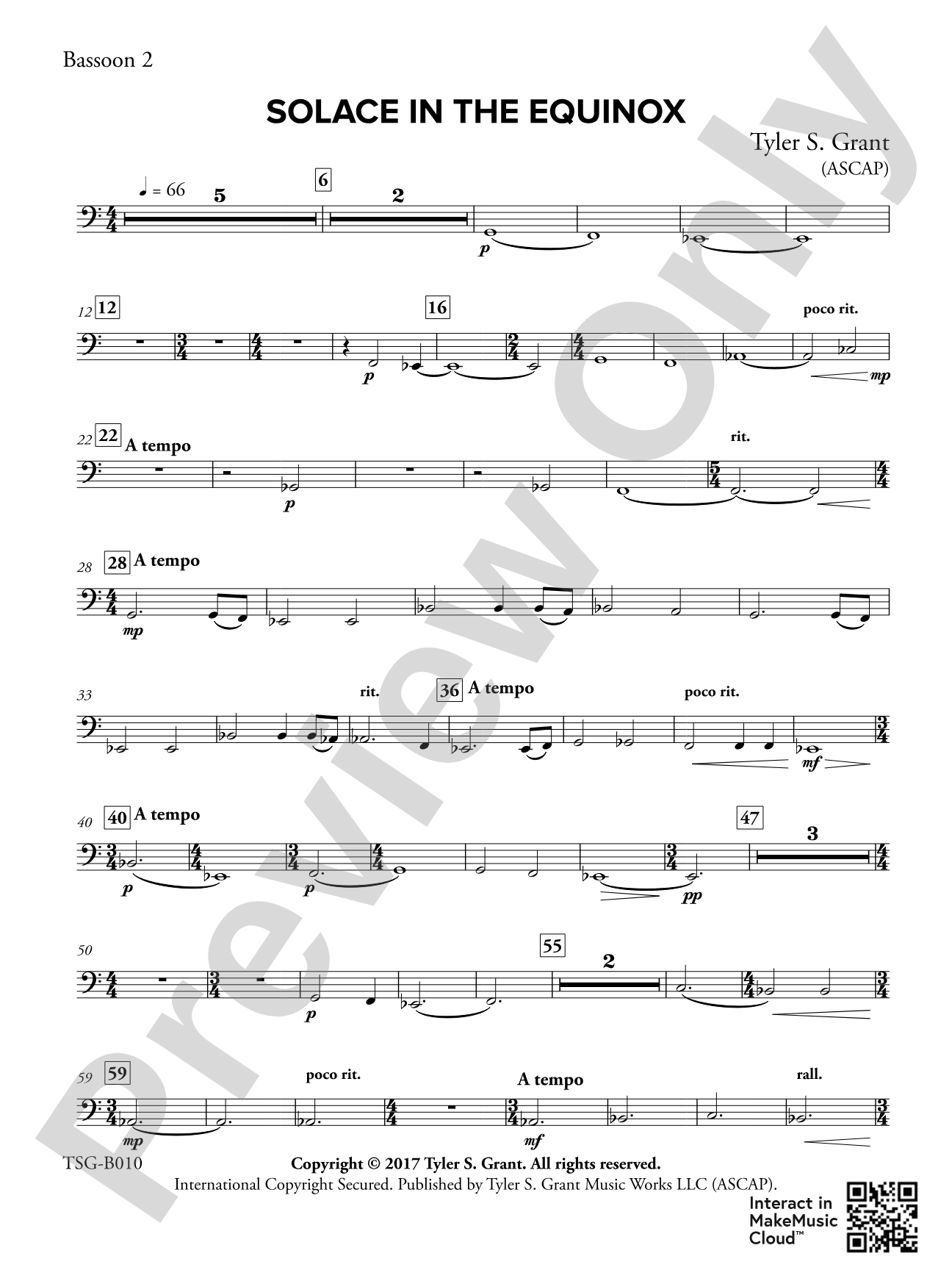 Solace in the Equinox: 2nd Bassoon