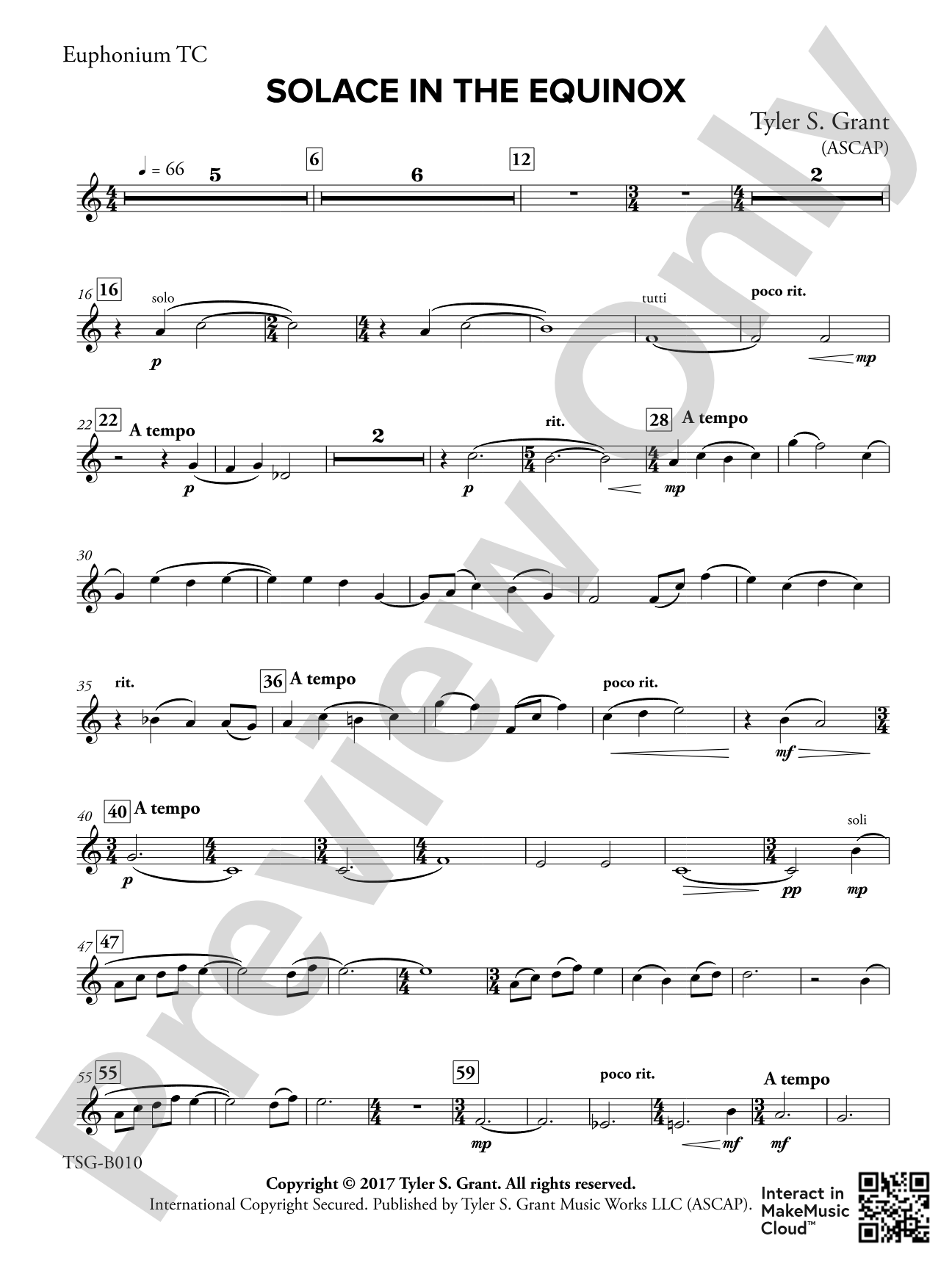 Solace in the Equinox: Baritone T.C.