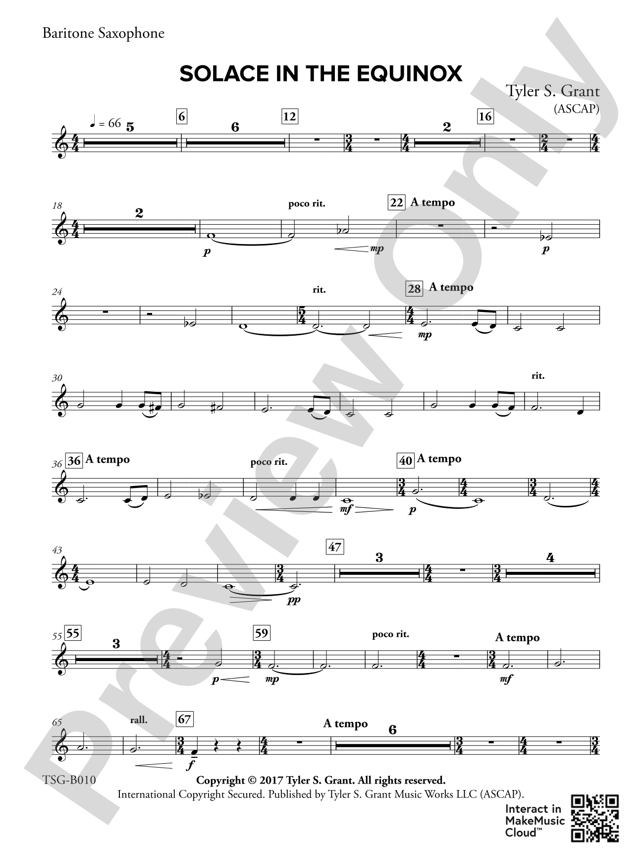 Solace in the Equinox: E-flat Baritone Saxophone