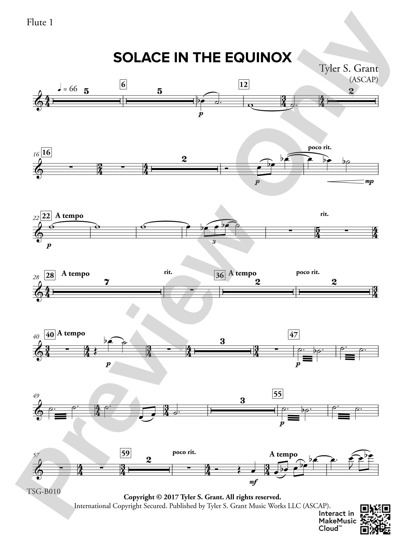 Solace in the Equinox: 1st Flute