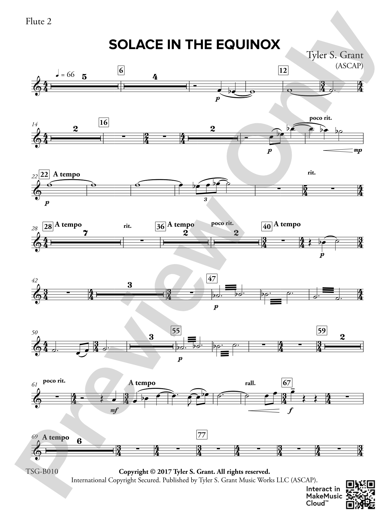 Solace in the Equinox: 2nd Flute