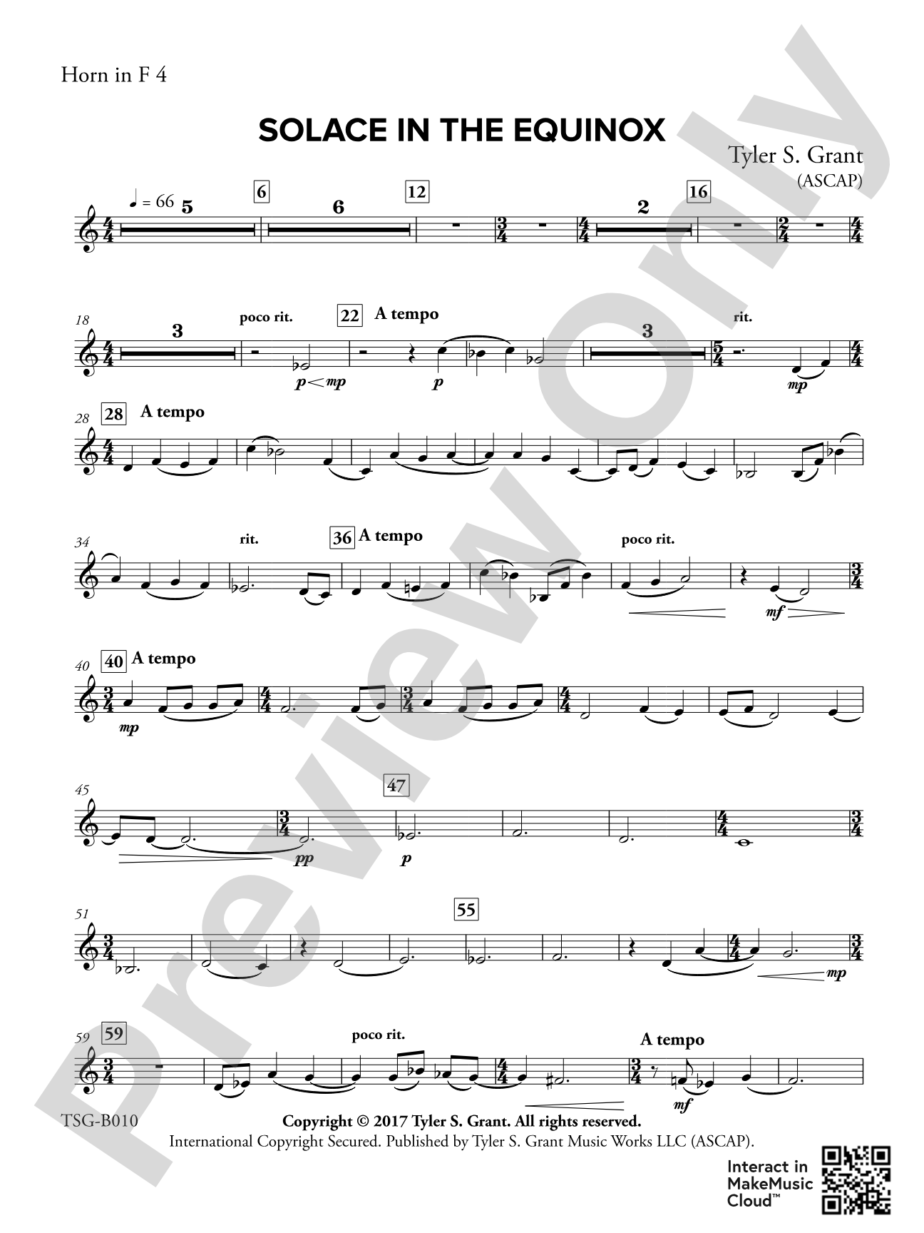 Solace in the Equinox: 4th F Horn