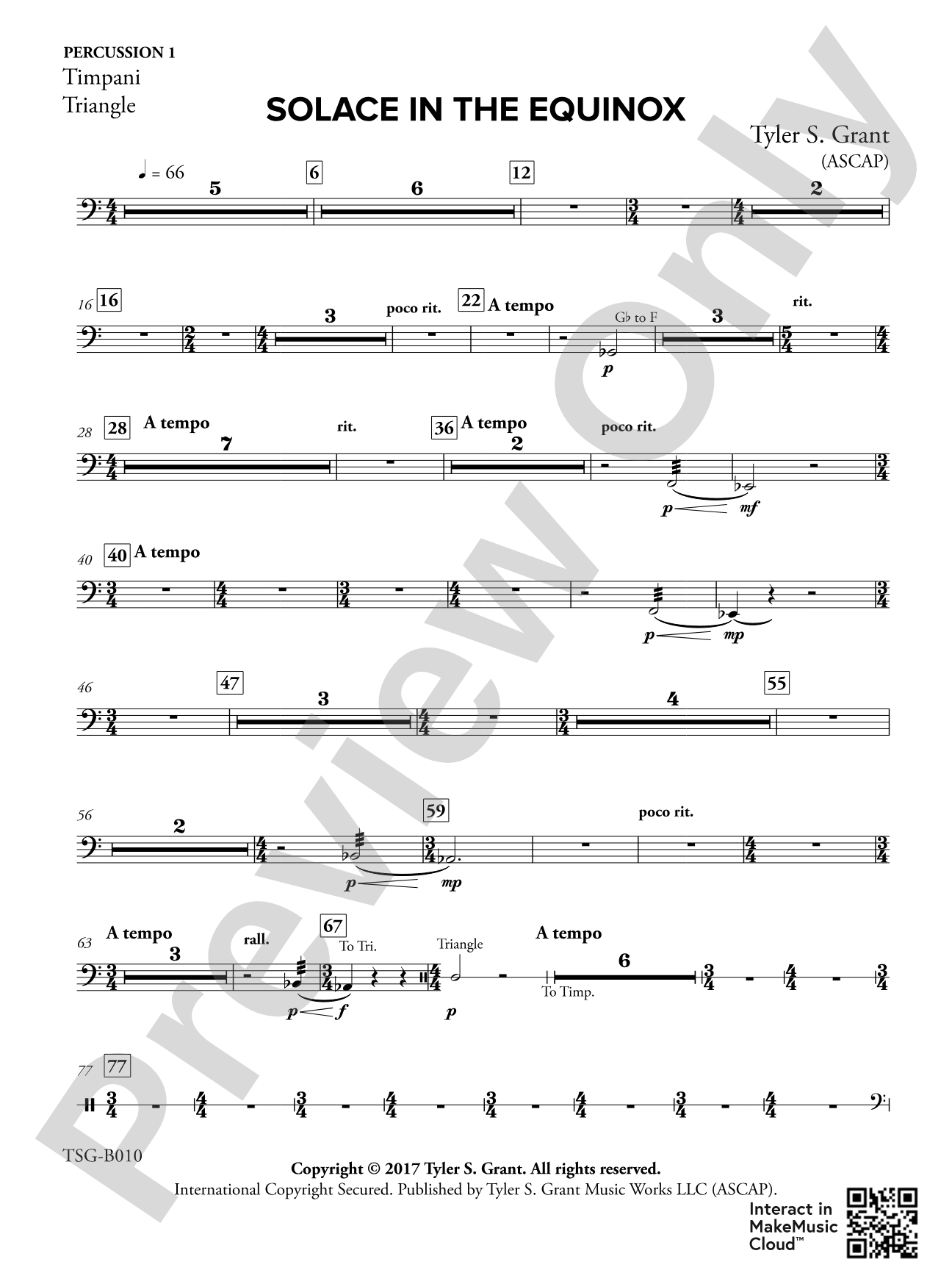 Solace in the Equinox: 1st Percussion