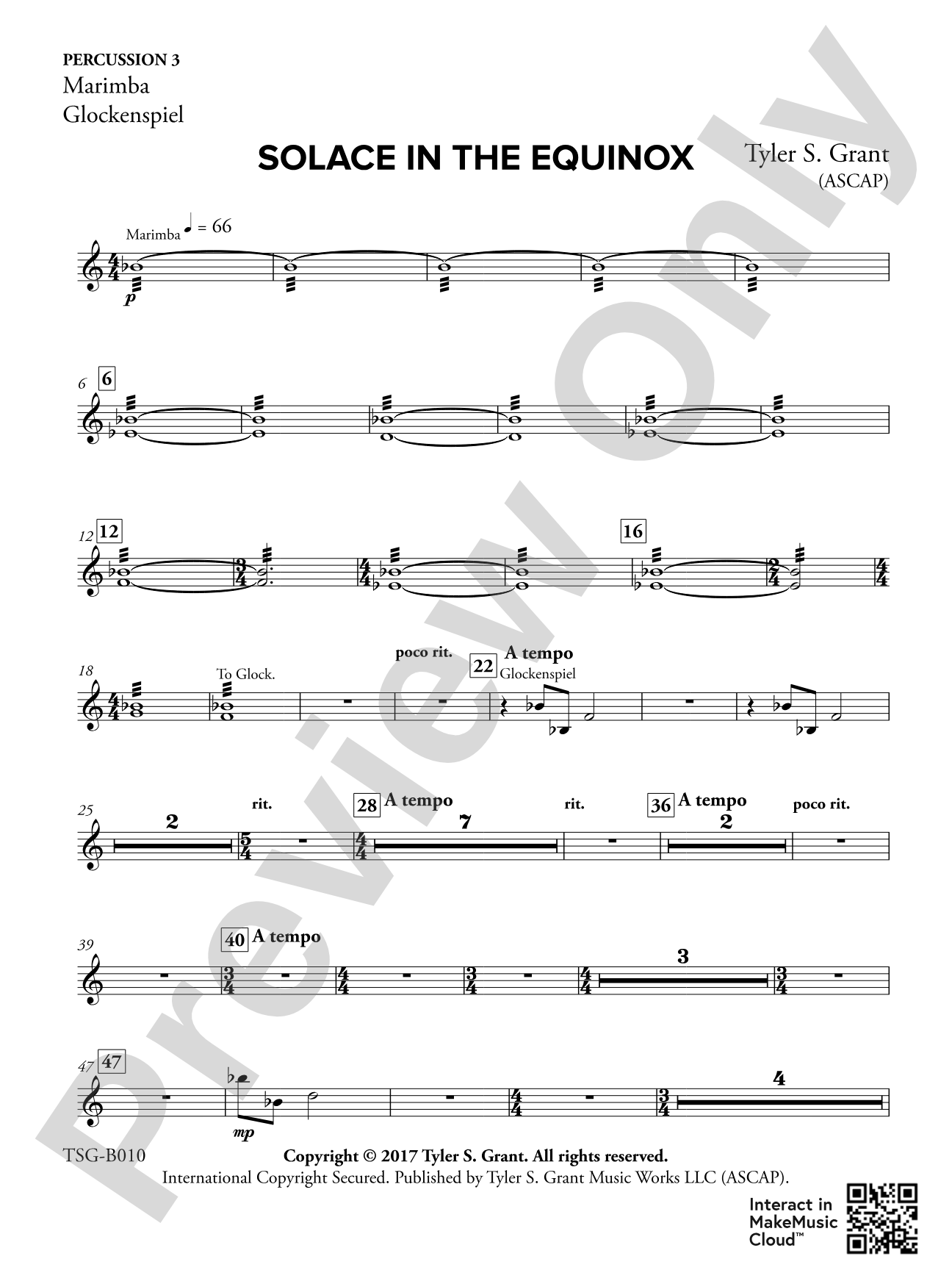 Solace in the Equinox: 3rd Percussion