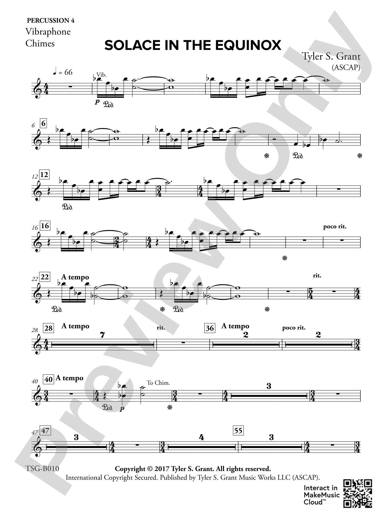 Solace in the Equinox: 4th Percussion