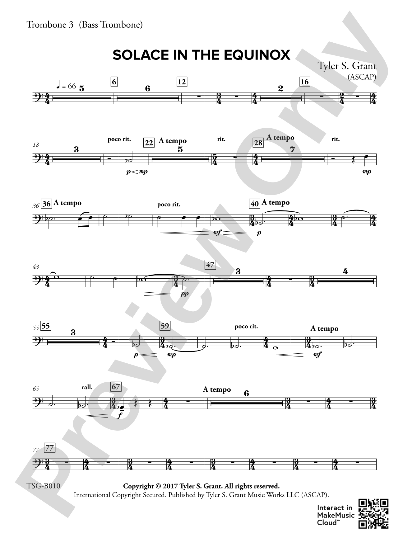 Solace in the Equinox: 3rd Trombone