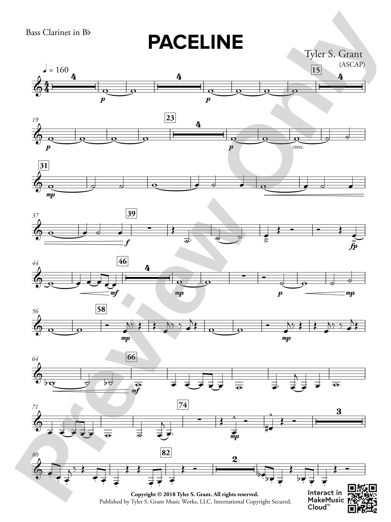 Paceline: Bass Clarinet