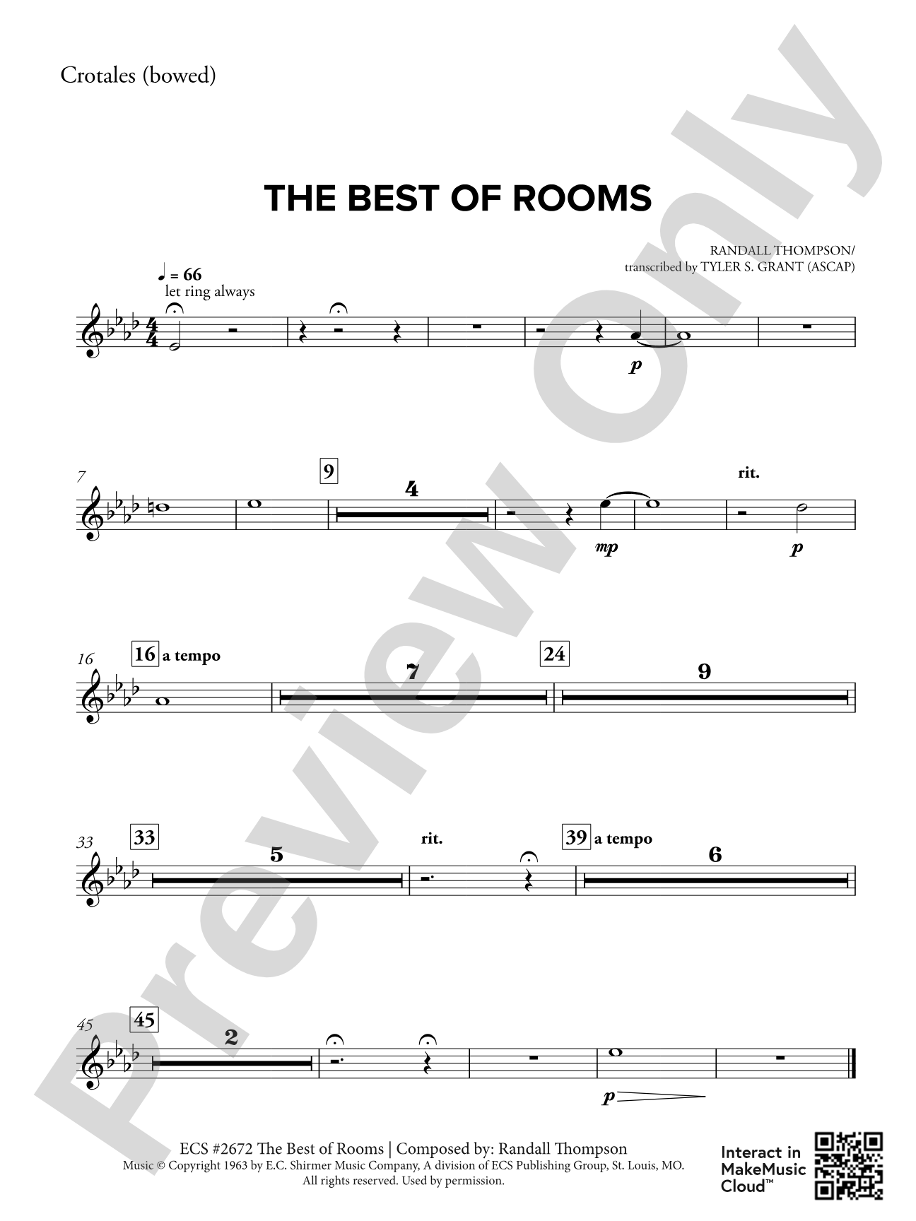 The Best of Rooms: Crotales (Bowed)