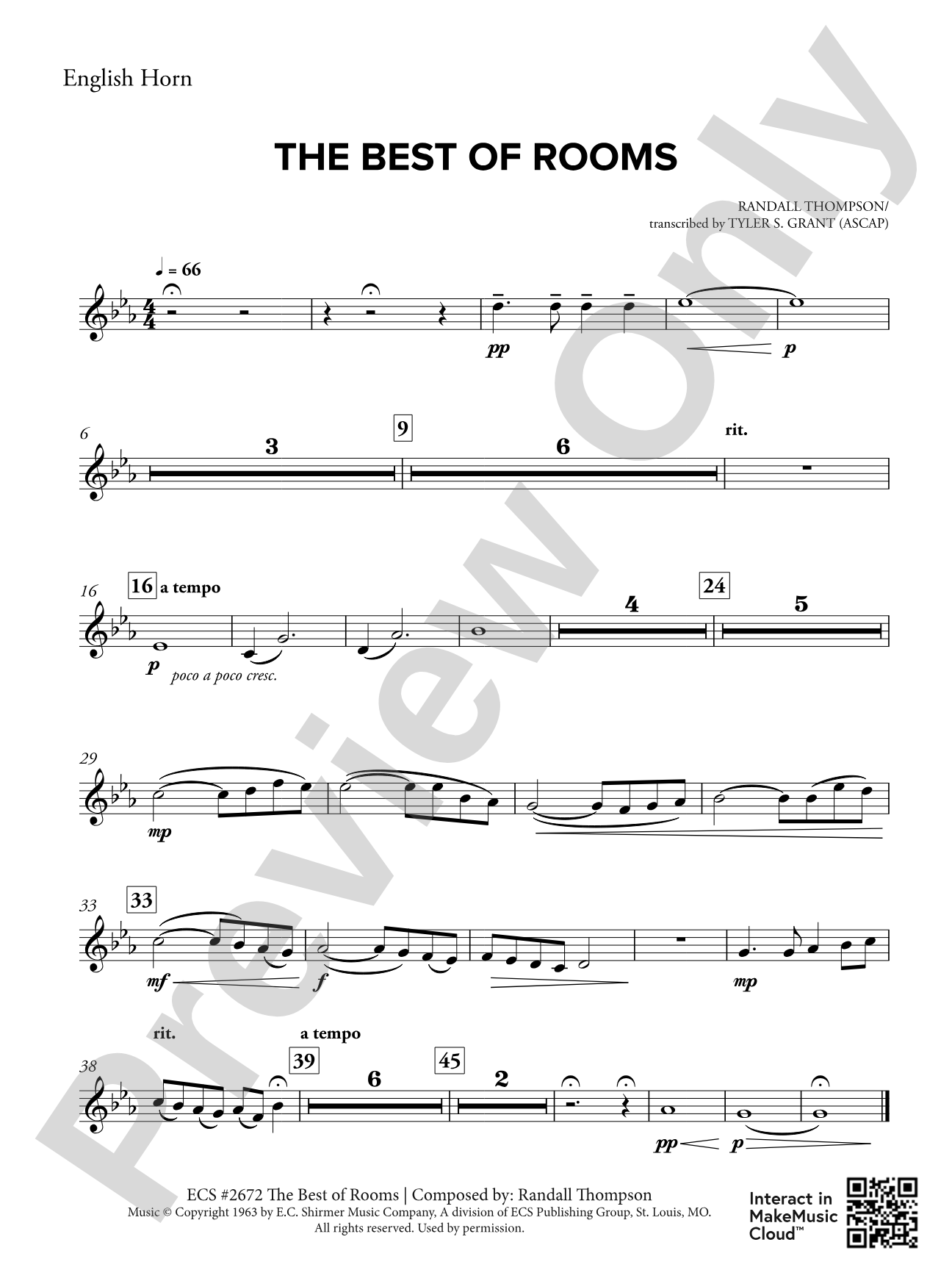 The Best of Rooms: English Horn
