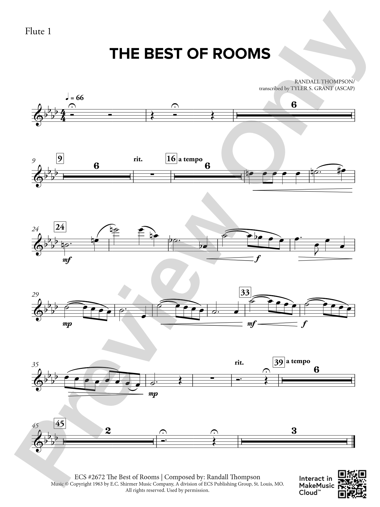 The Best of Rooms: 1st Flute