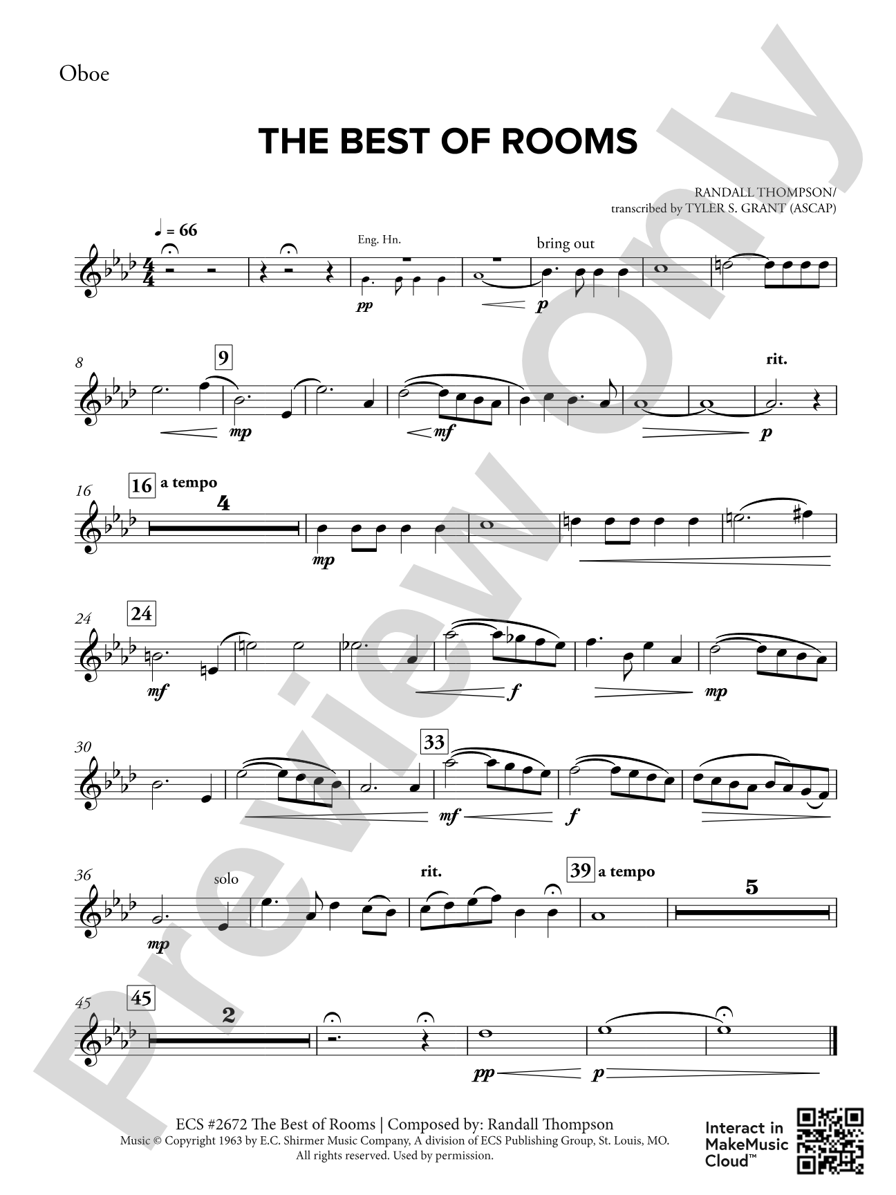The Best of Rooms: Oboe