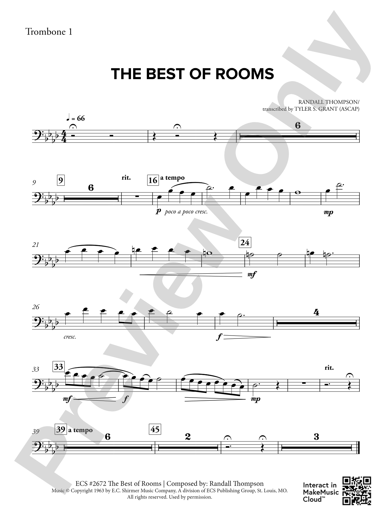 The Best of Rooms: 1st Trombone