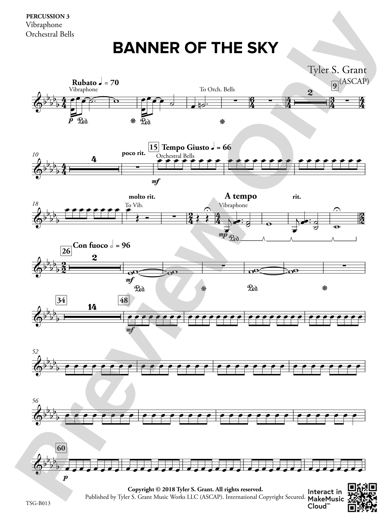 Banner of the Sky: 3rd Percussion
