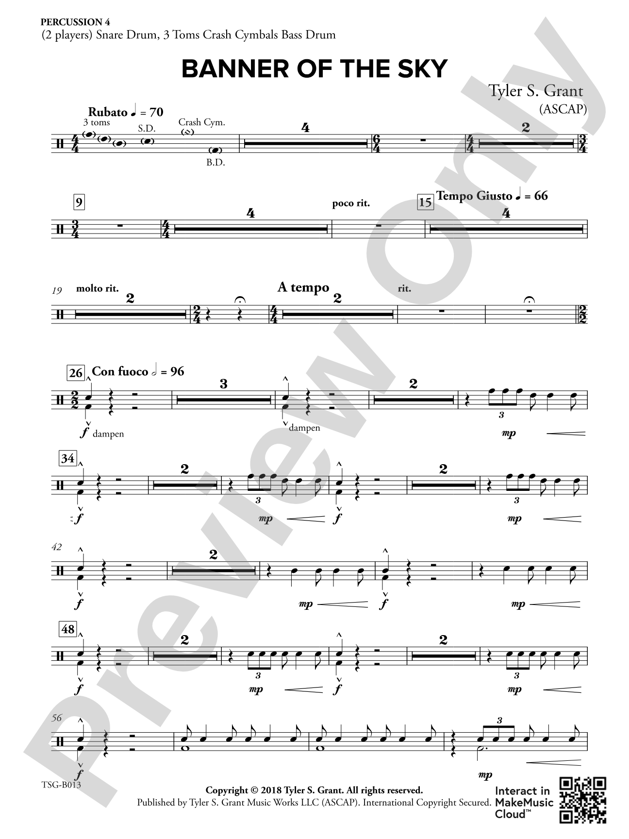 Banner of the Sky: 4th Percussion