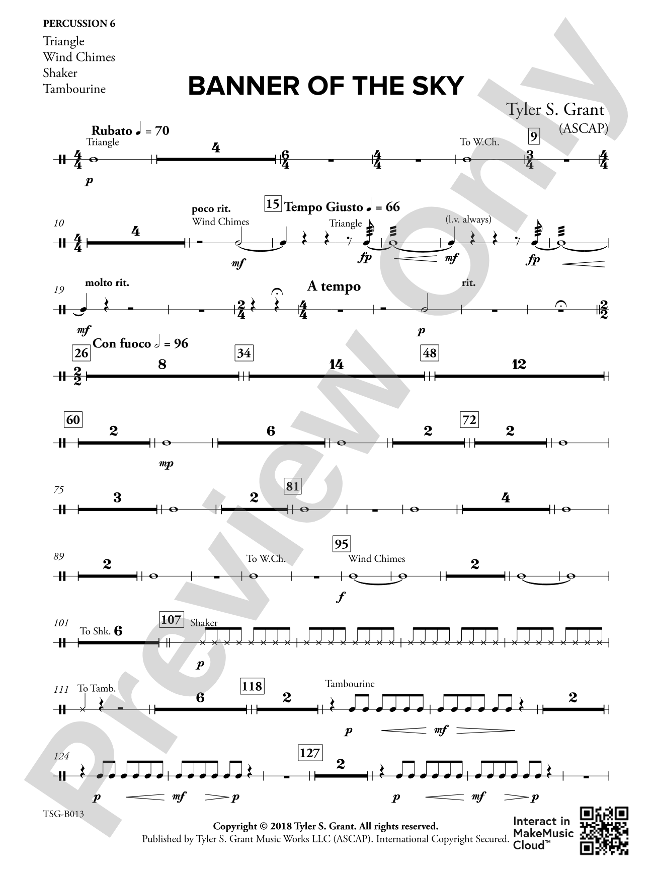 Banner of the Sky: 6th Percussion