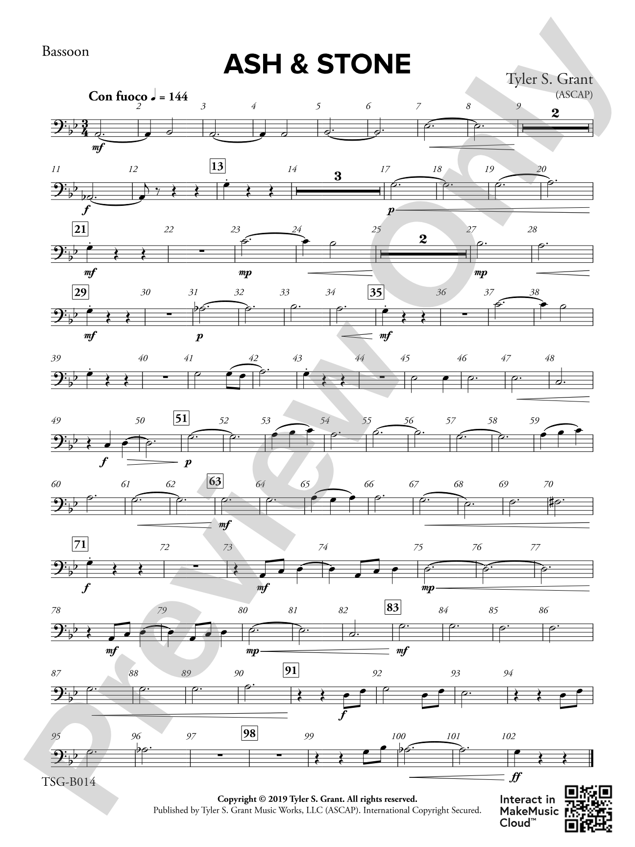 Ash & Stone: Bassoon