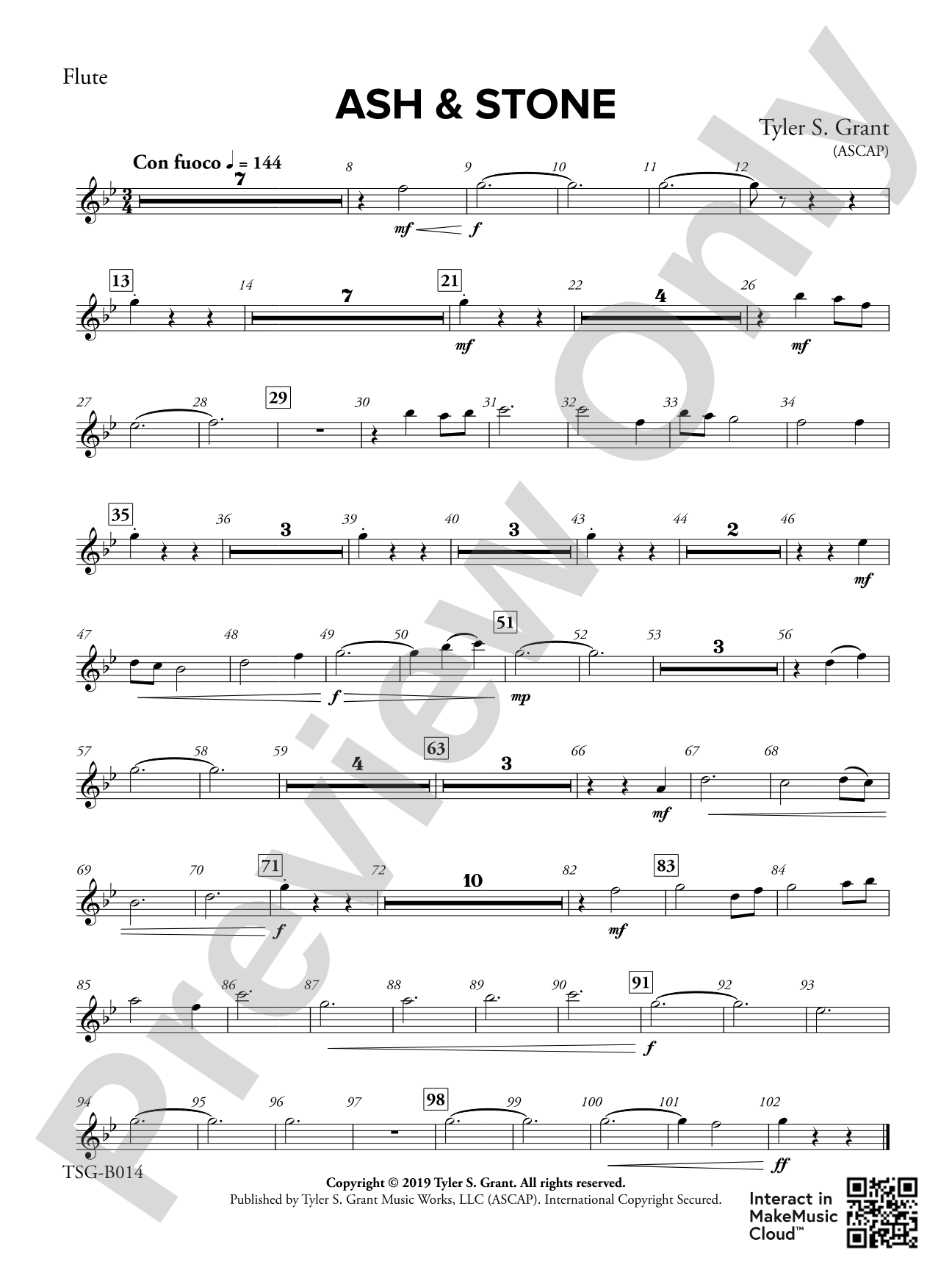 Ash & Stone: 1st Flute