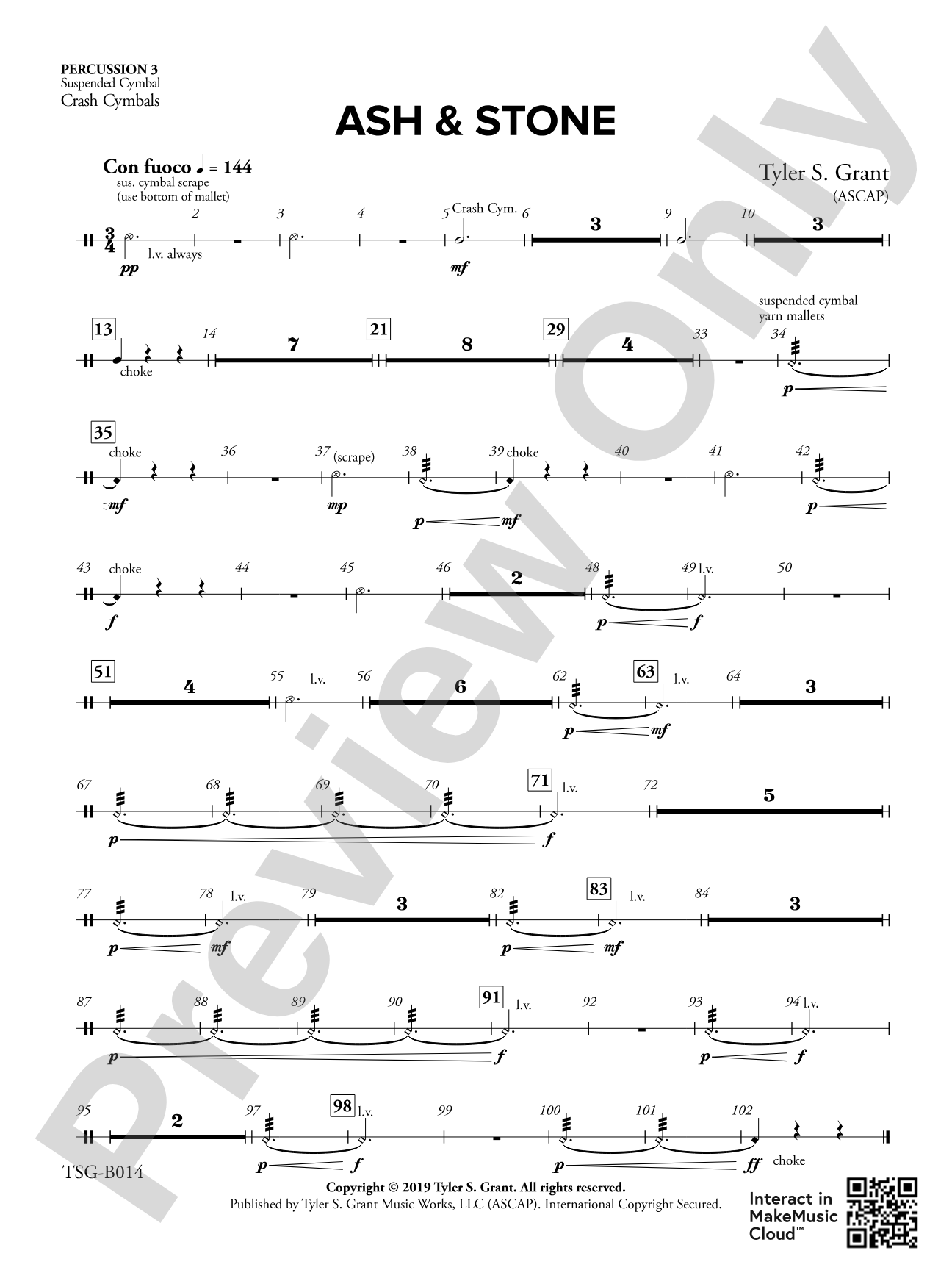 Ash & Stone: 3rd Percussion