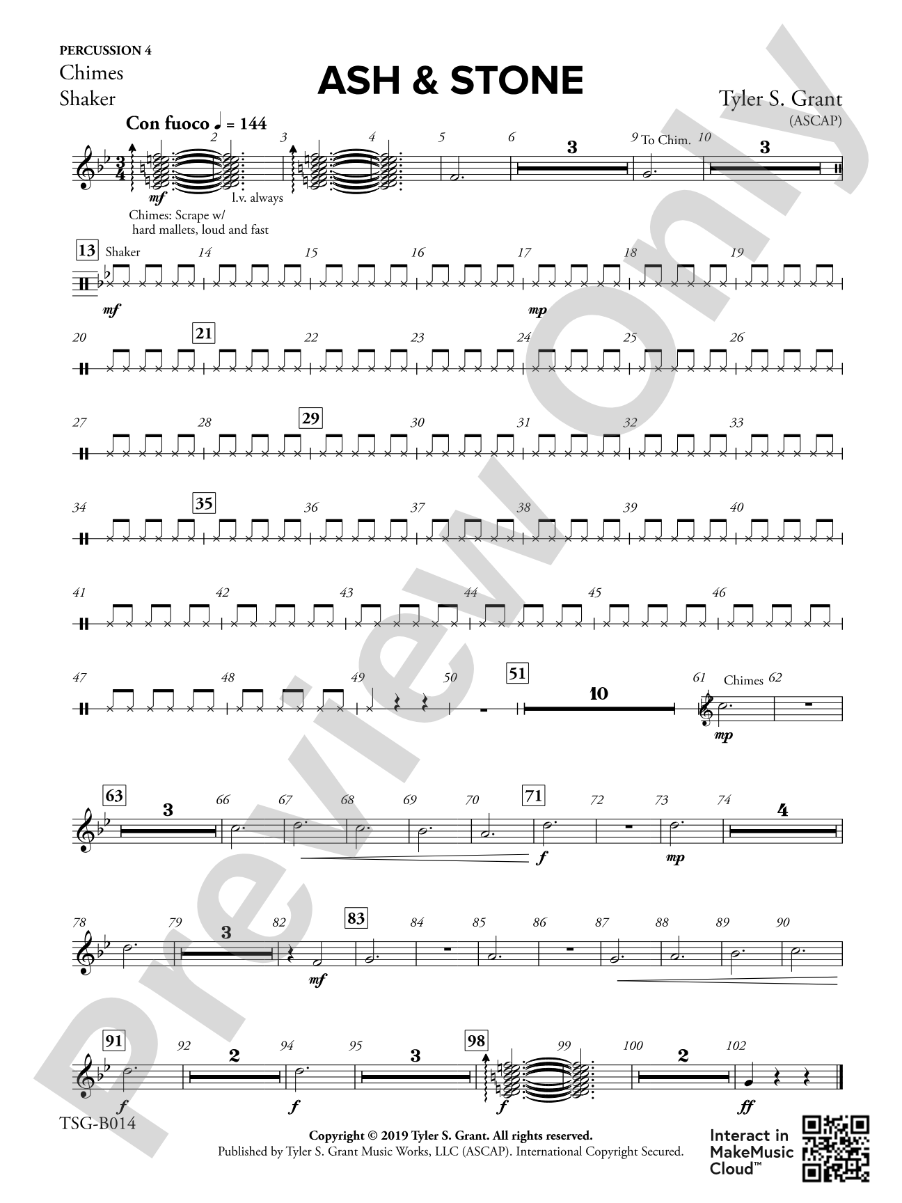Ash & Stone: 4th Percussion