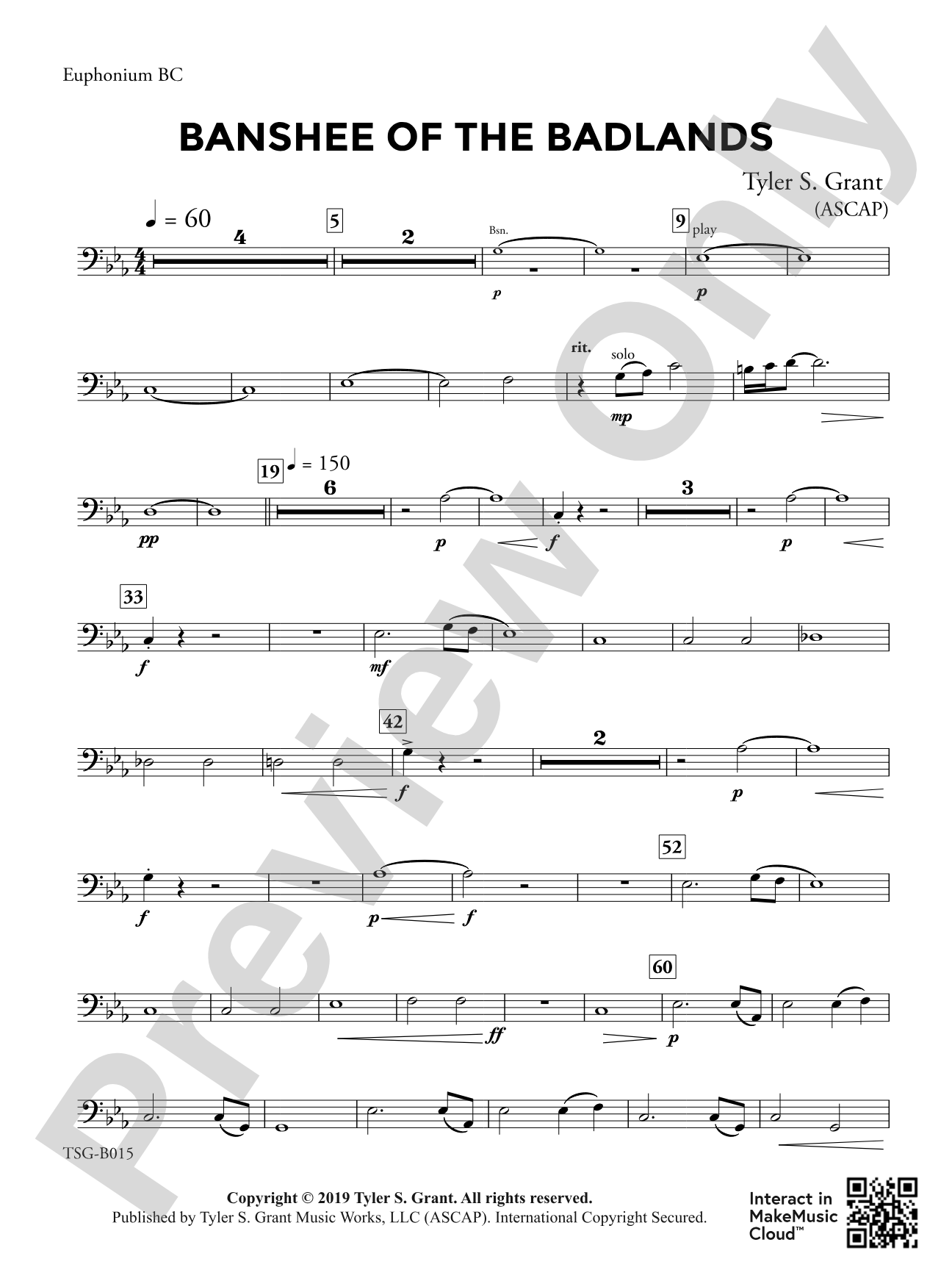 Banshee of the Badlands: Baritone B.C.