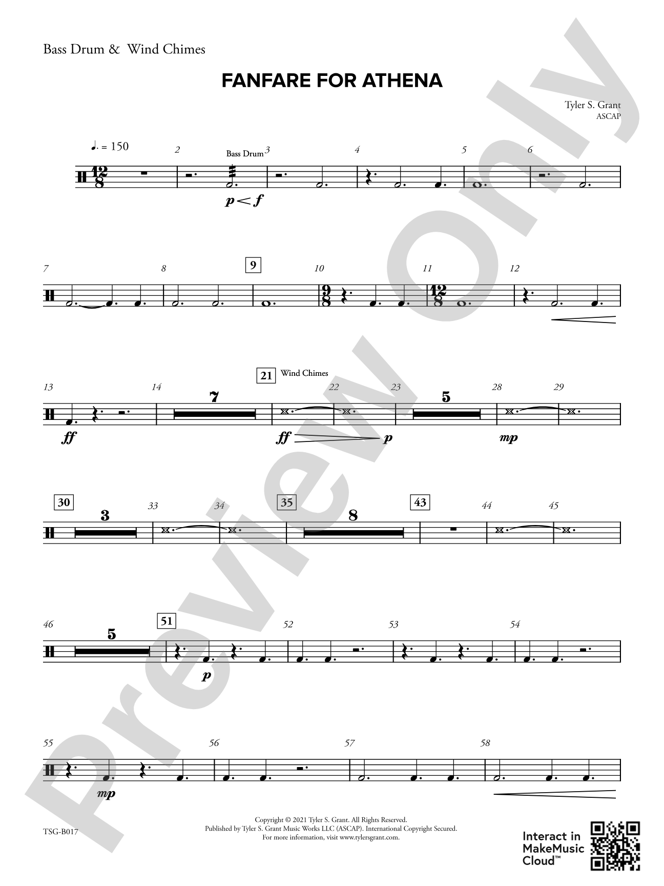 Fanfare for Athena: Bass Drum
