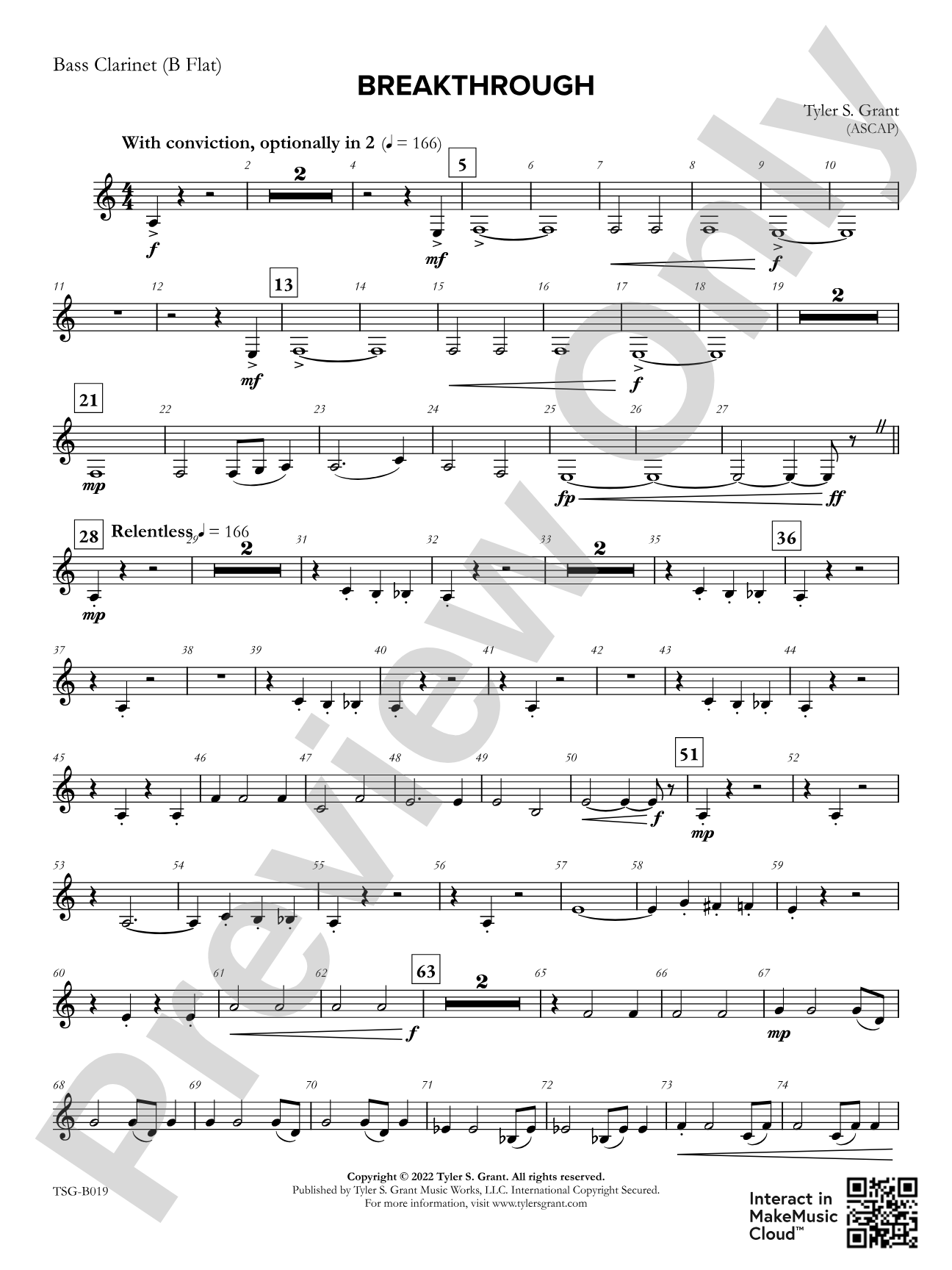 Breakthrough: Bass Clarinet