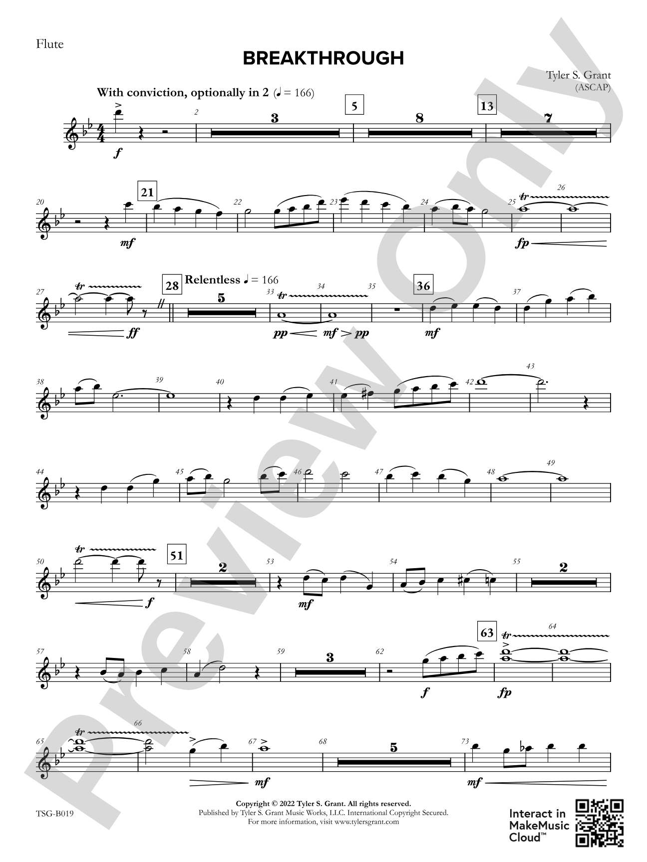 Breakthrough: 1st Flute