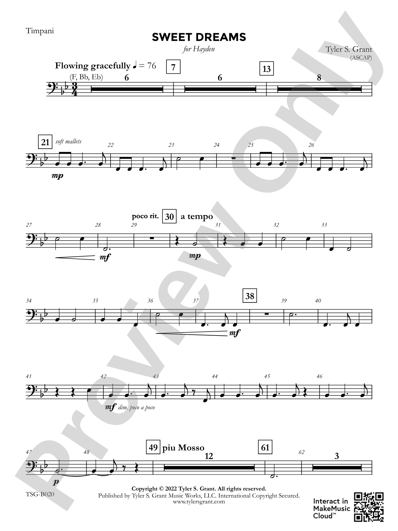 Sweet Dreams: Timpani