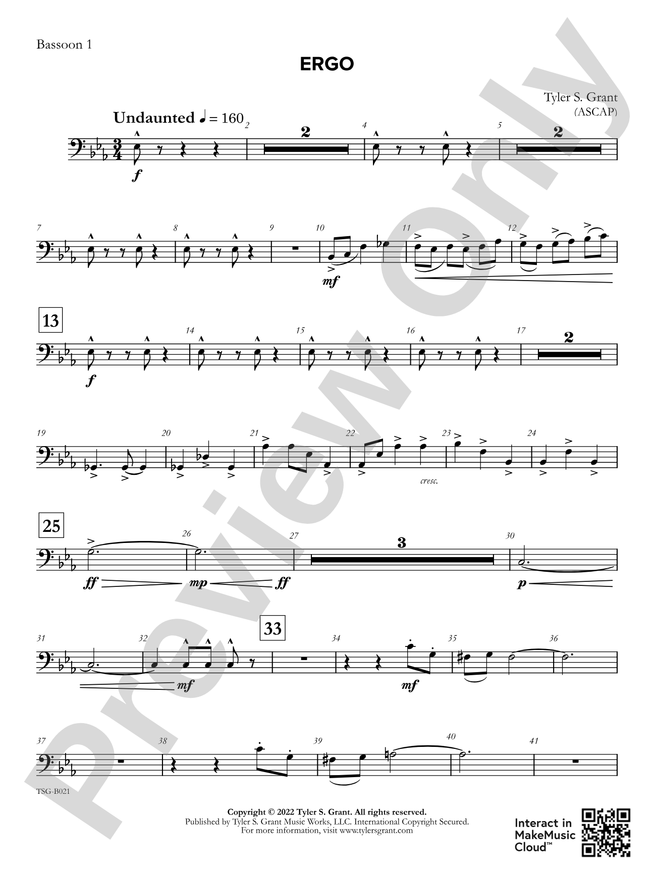 Ergo: Bassoon