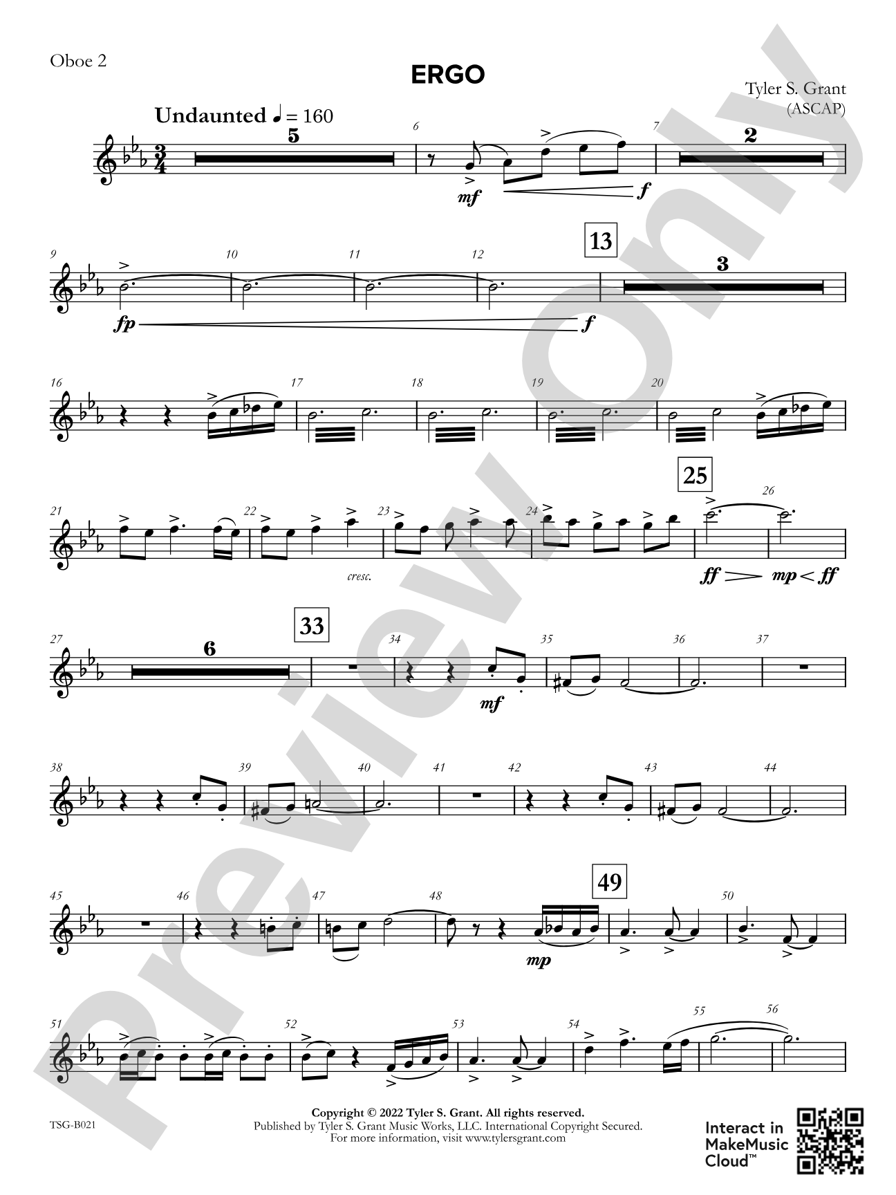 Ergo: 2nd Oboe