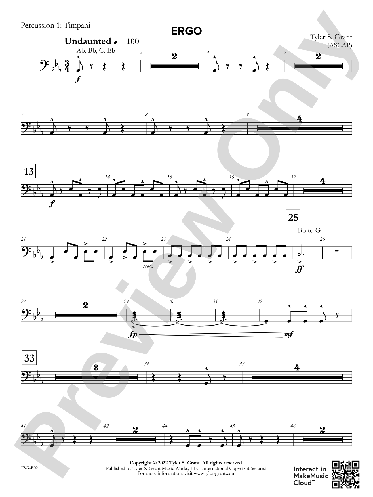 Ergo: 1st Percussion