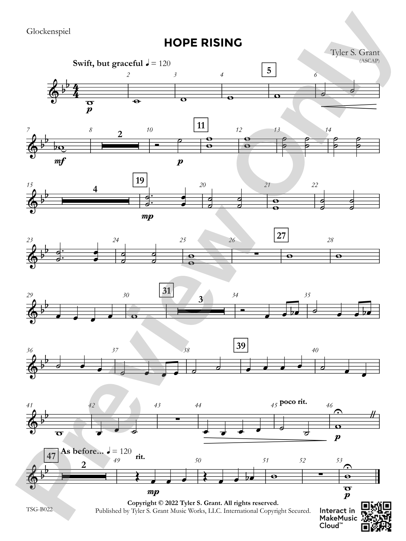 Hope Rising: Glockenspiel