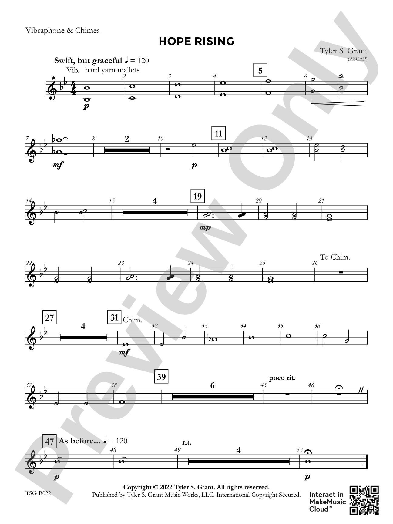 Hope Rising: Vibraphone