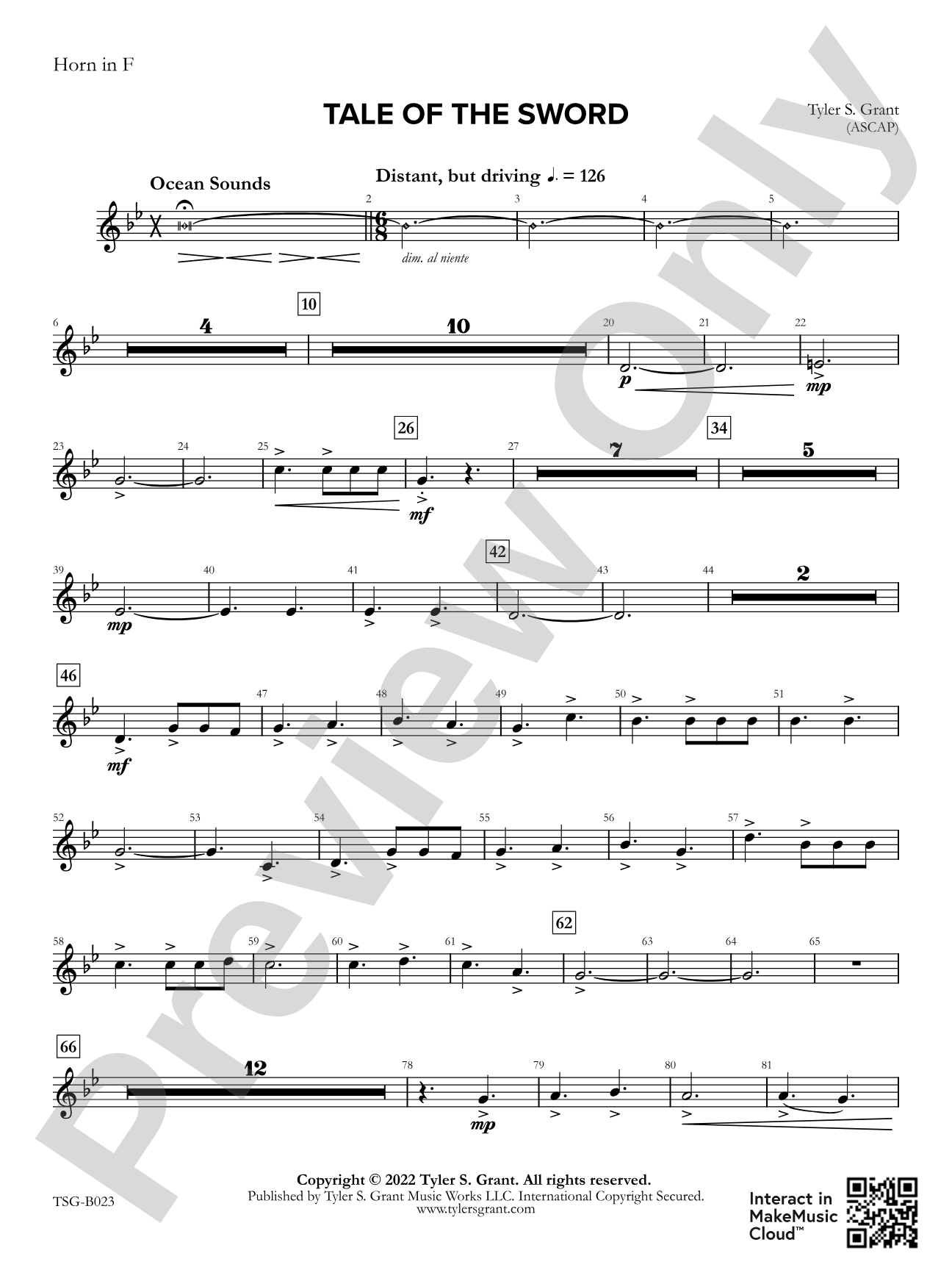 Tale of the Sword: 1st F Horn