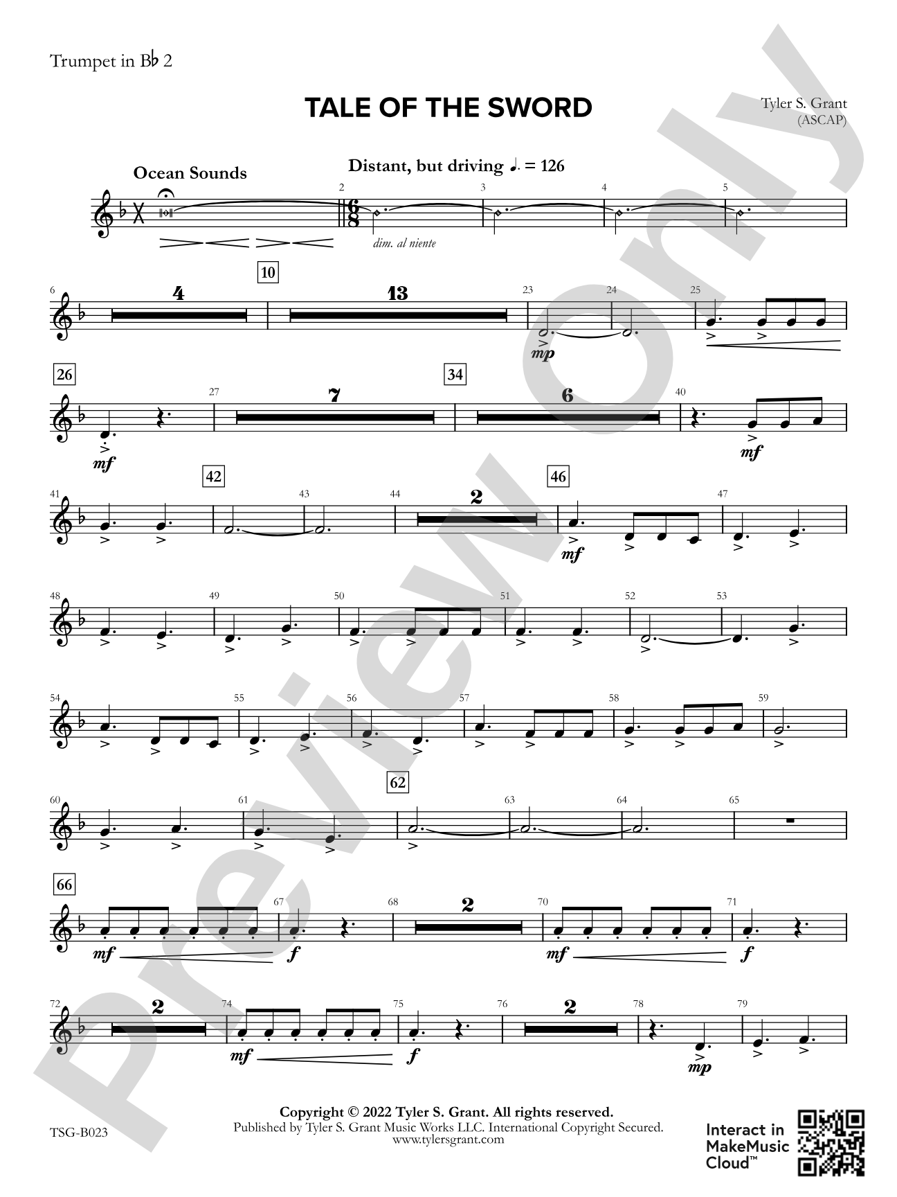Tale of the Sword: 2nd B-flat Trumpet