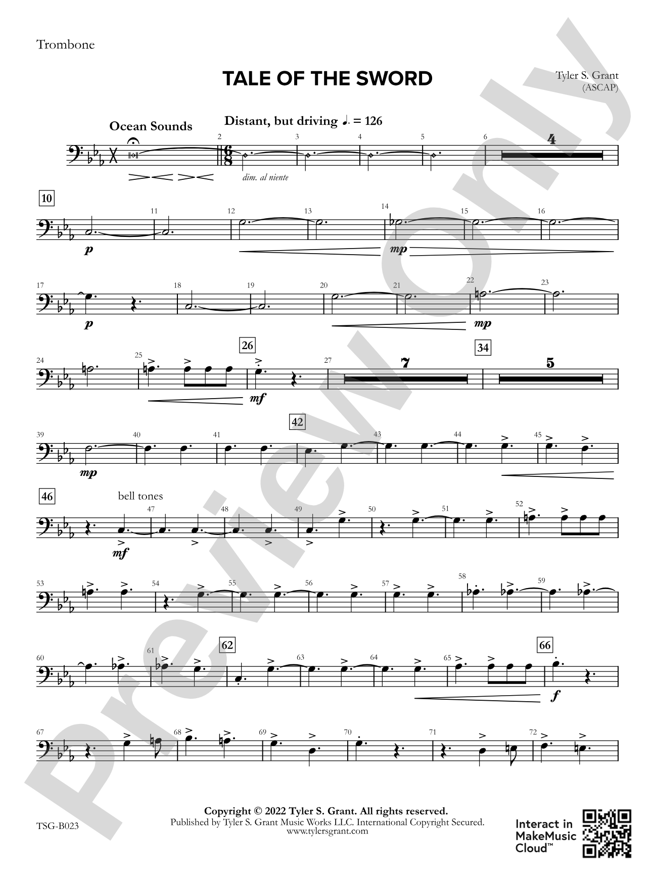 Tale of the Sword: 1st Trombone