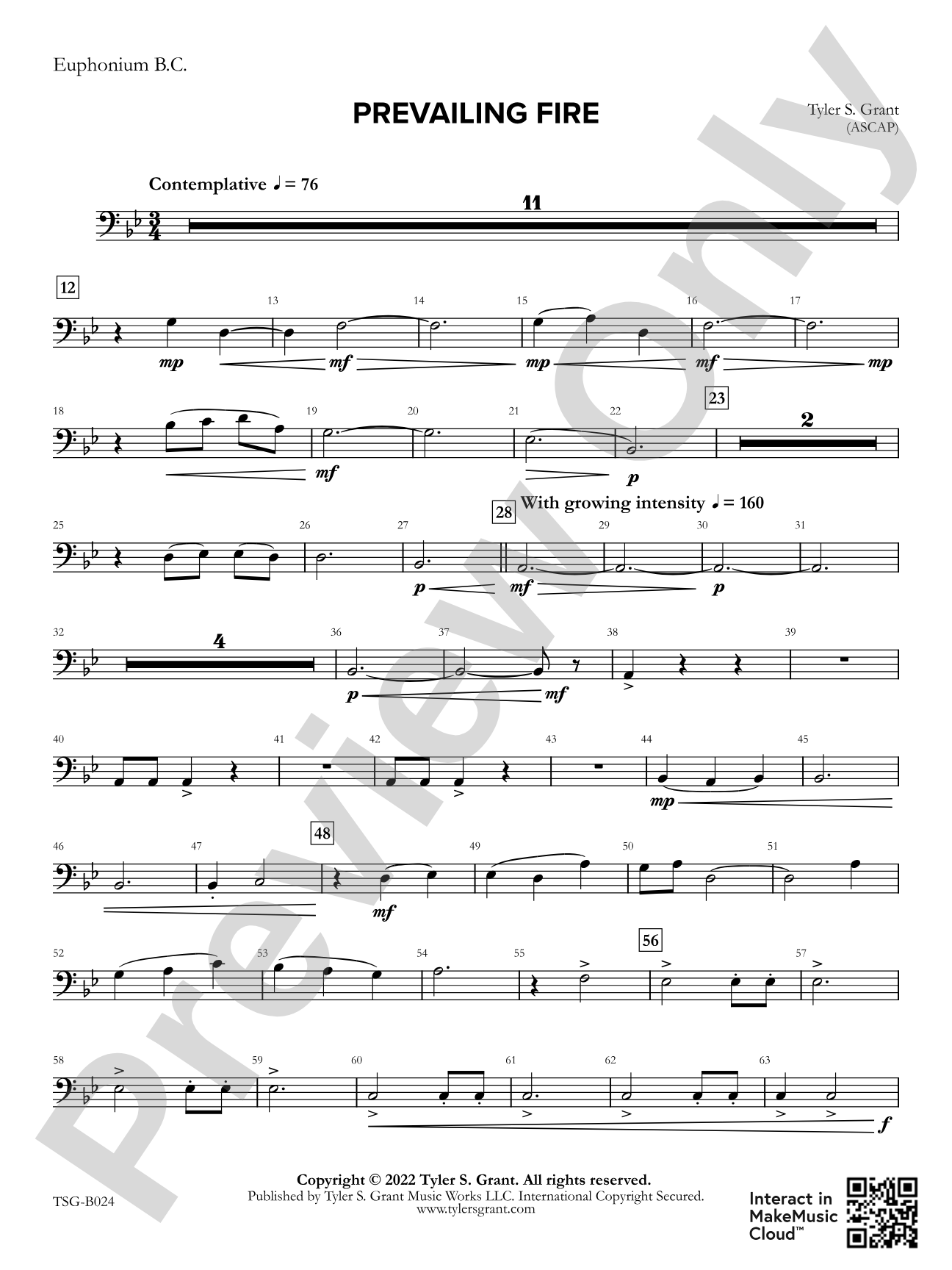 Prevailing Fire: Baritone B.C.