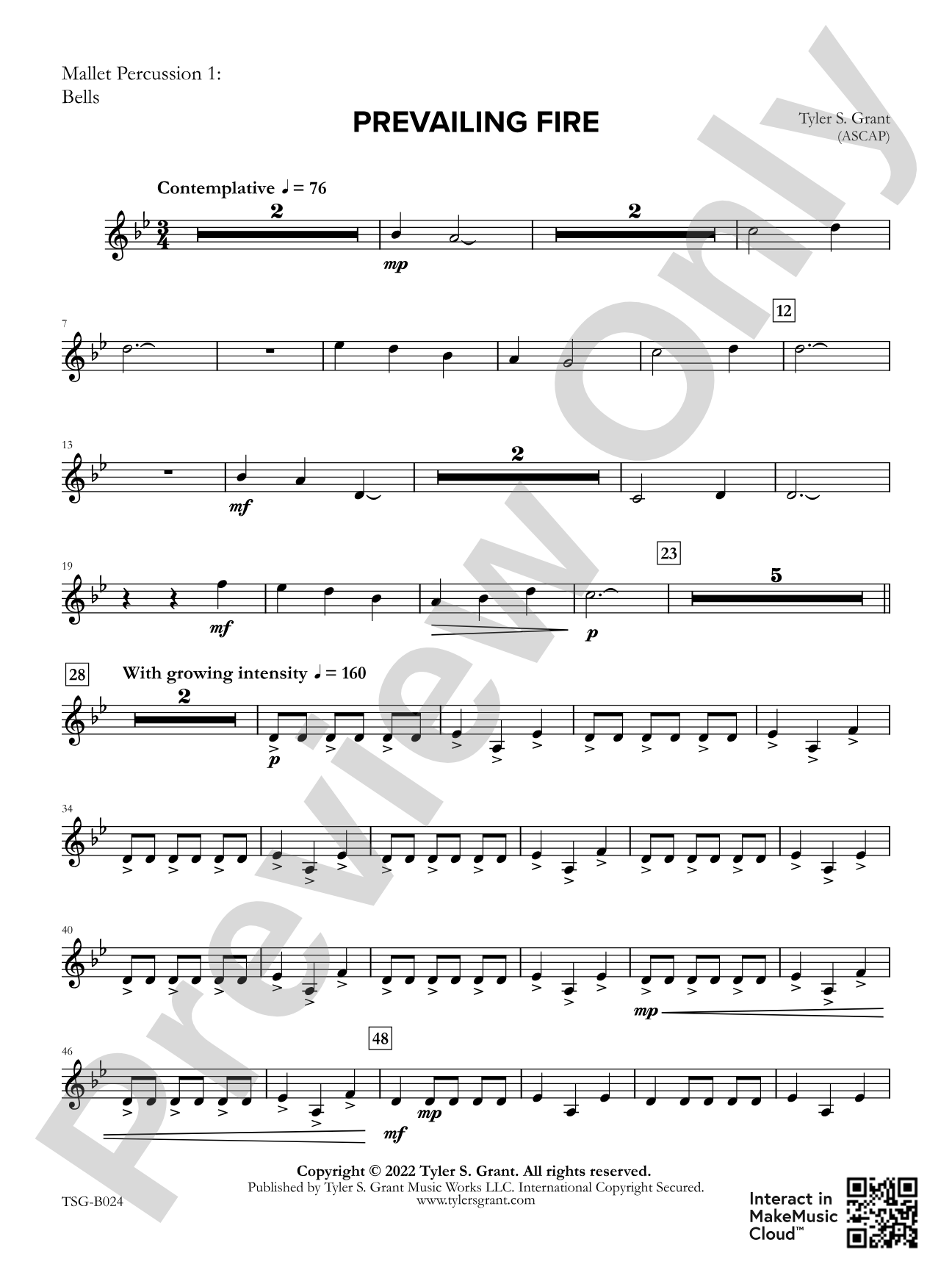 Prevailing Fire: 1st Mallet Percussion