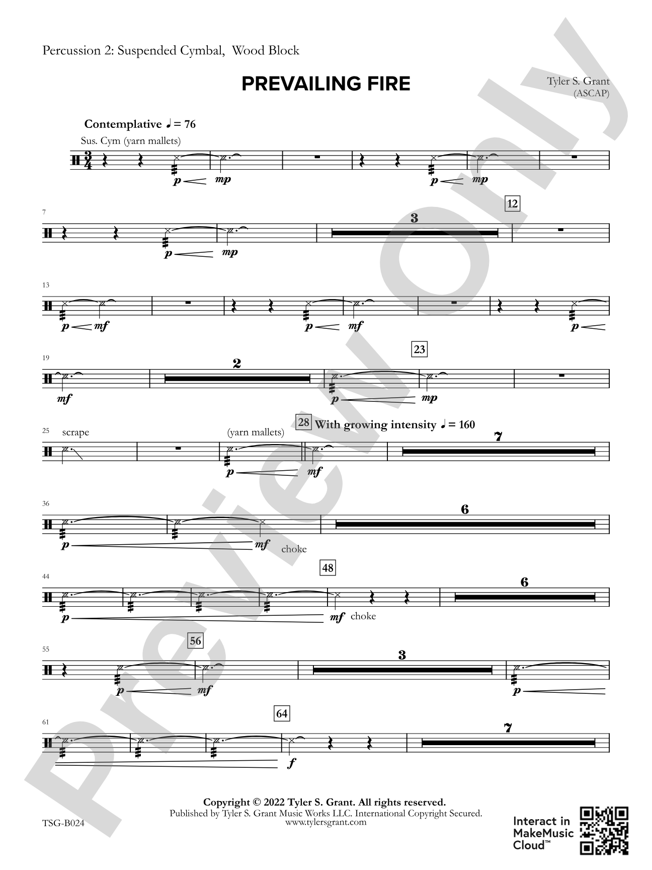 Prevailing Fire: 2nd Percussion