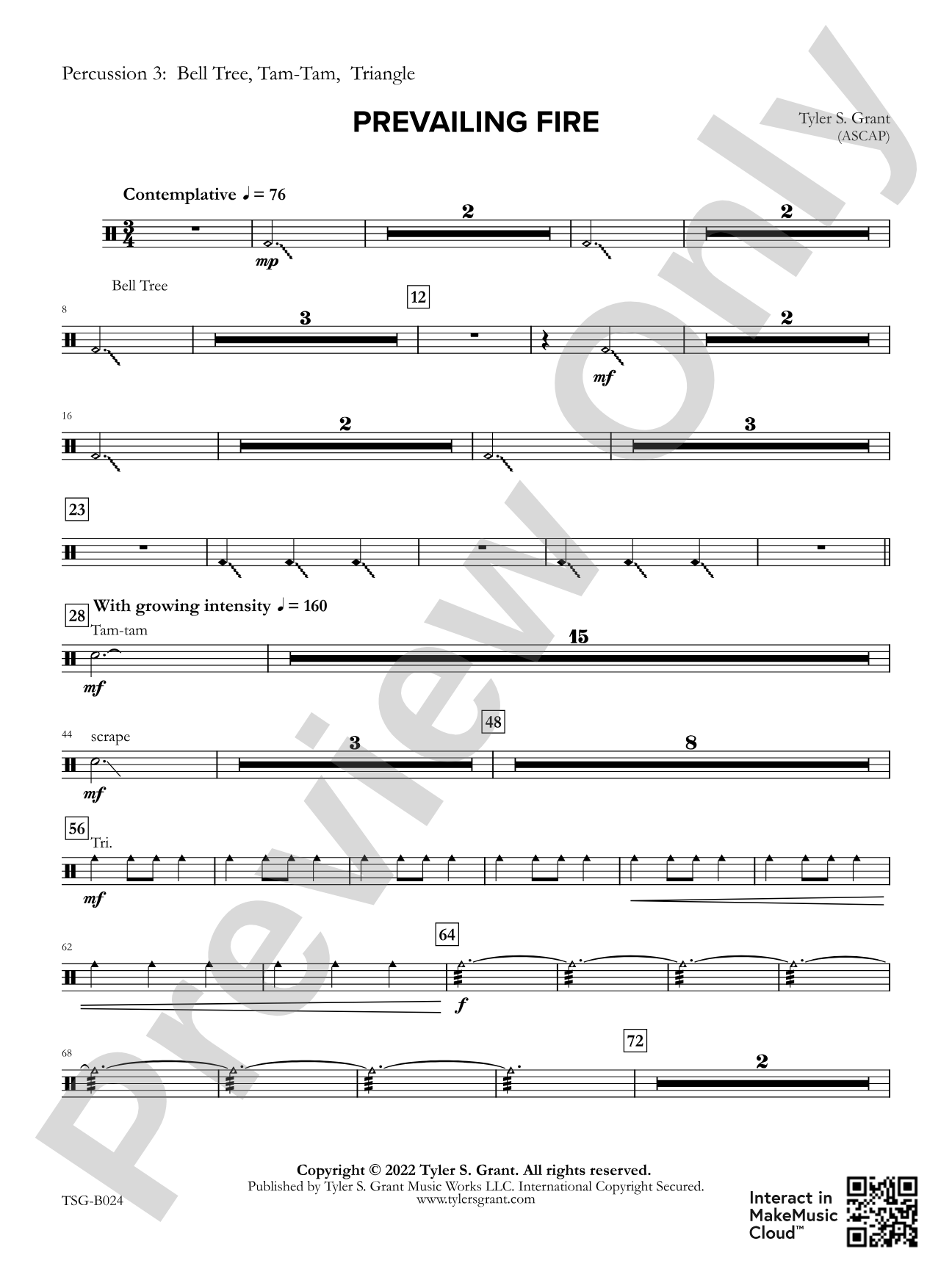 Prevailing Fire: 3rd Percussion
