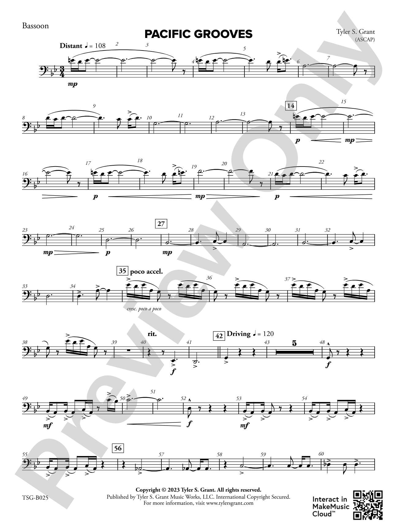 Pacific Grooves: Bassoon