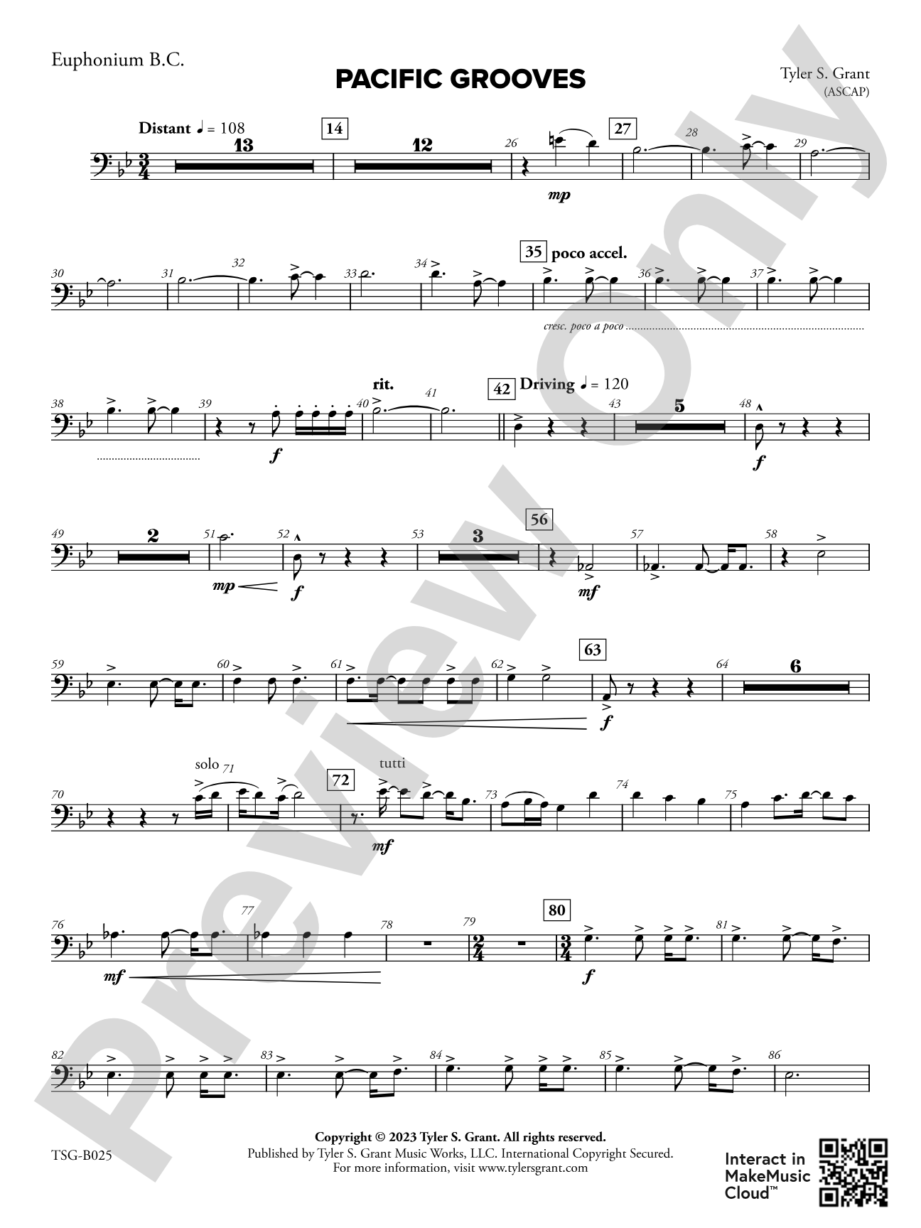 Pacific Grooves: Baritone B.C.