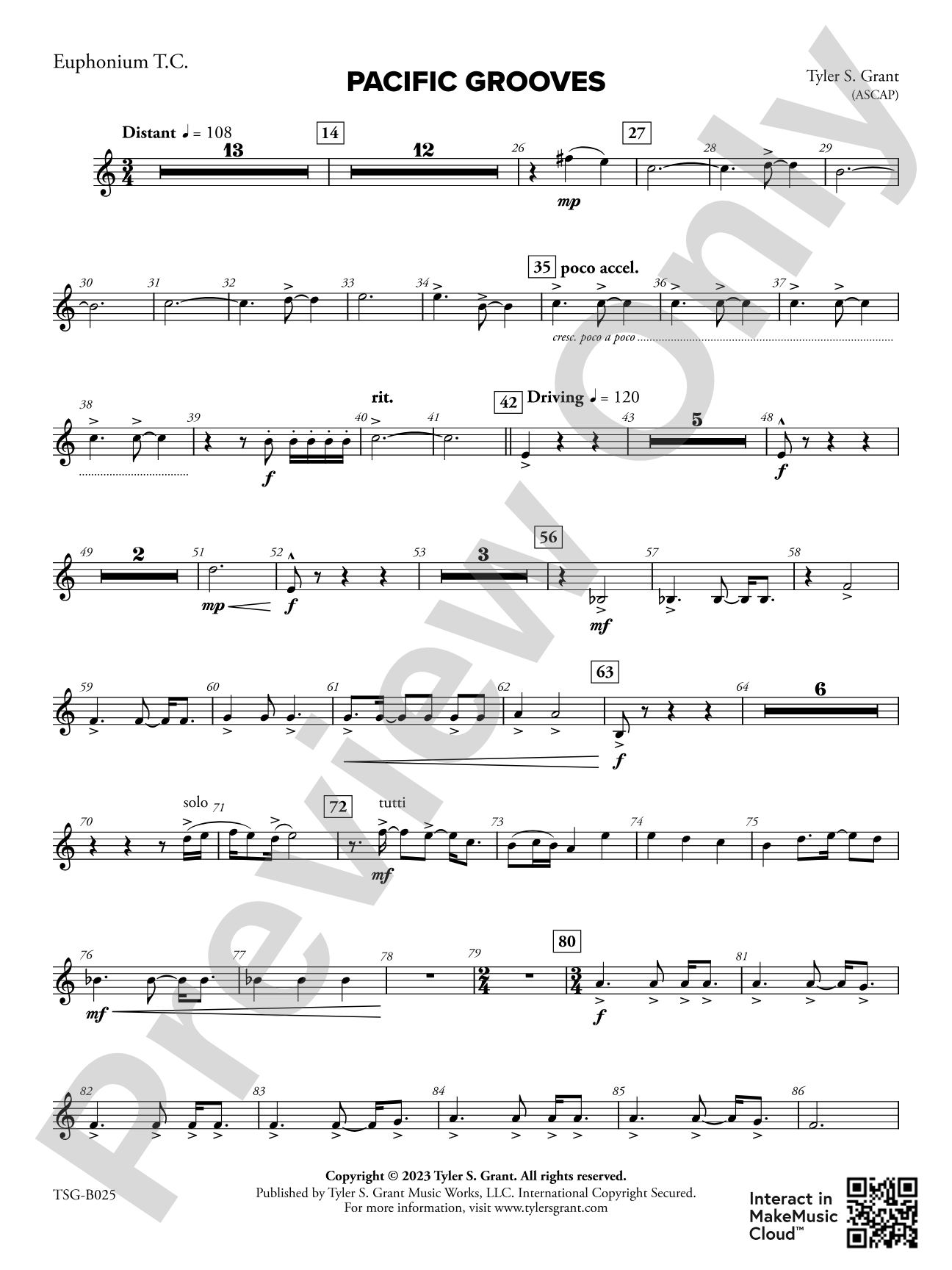 Pacific Grooves: Baritone T.C.