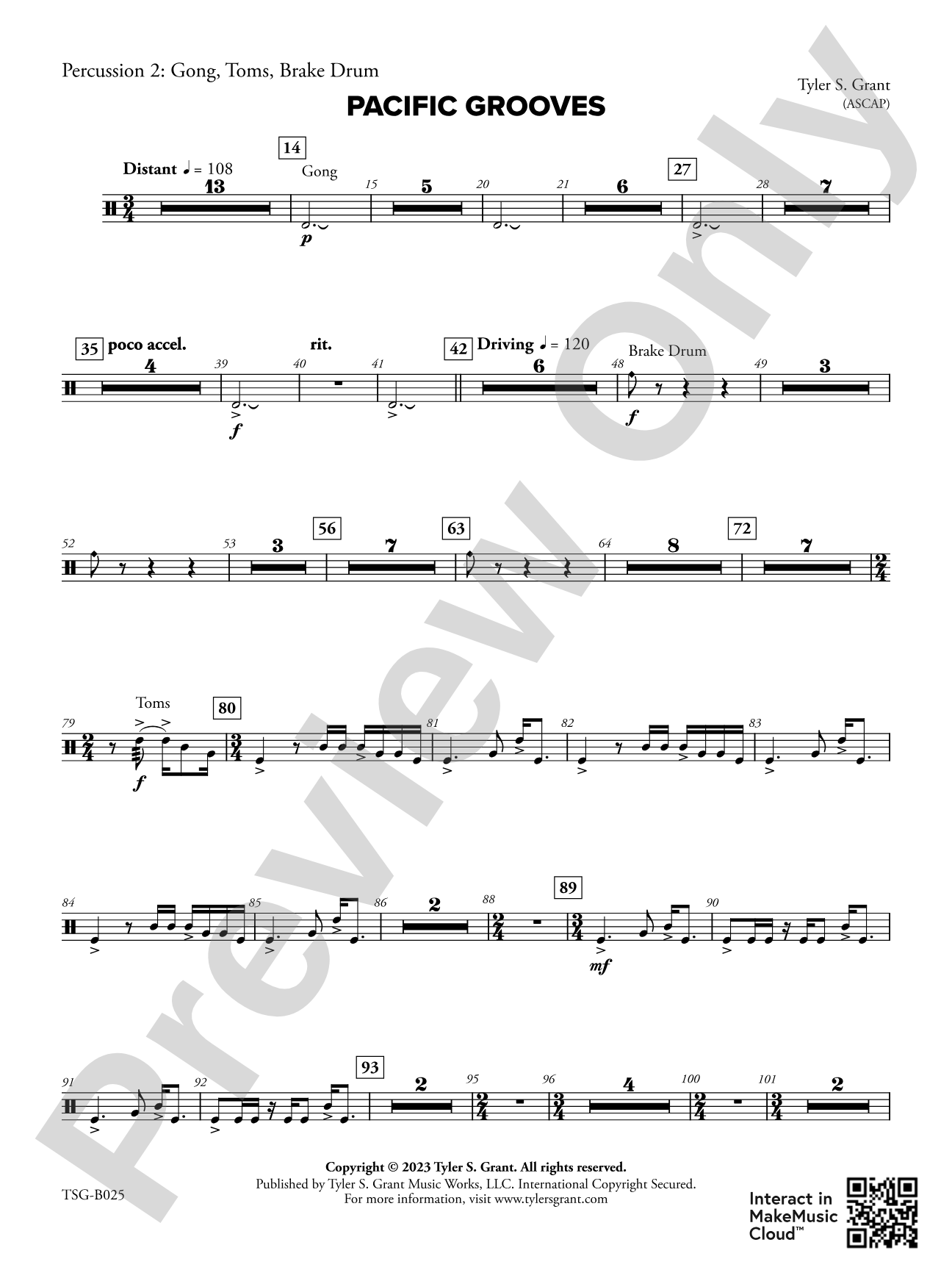 Pacific Grooves: 2nd Percussion