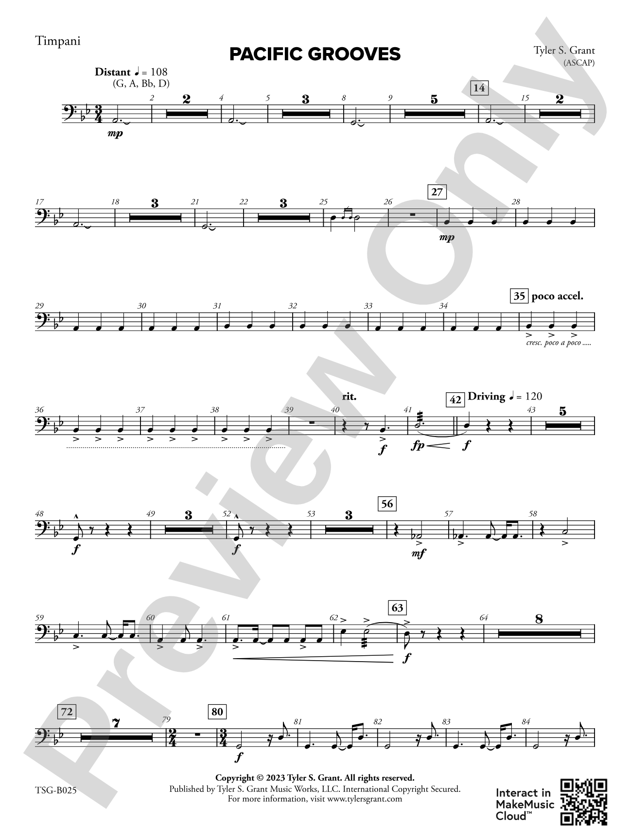 Pacific Grooves: Timpani