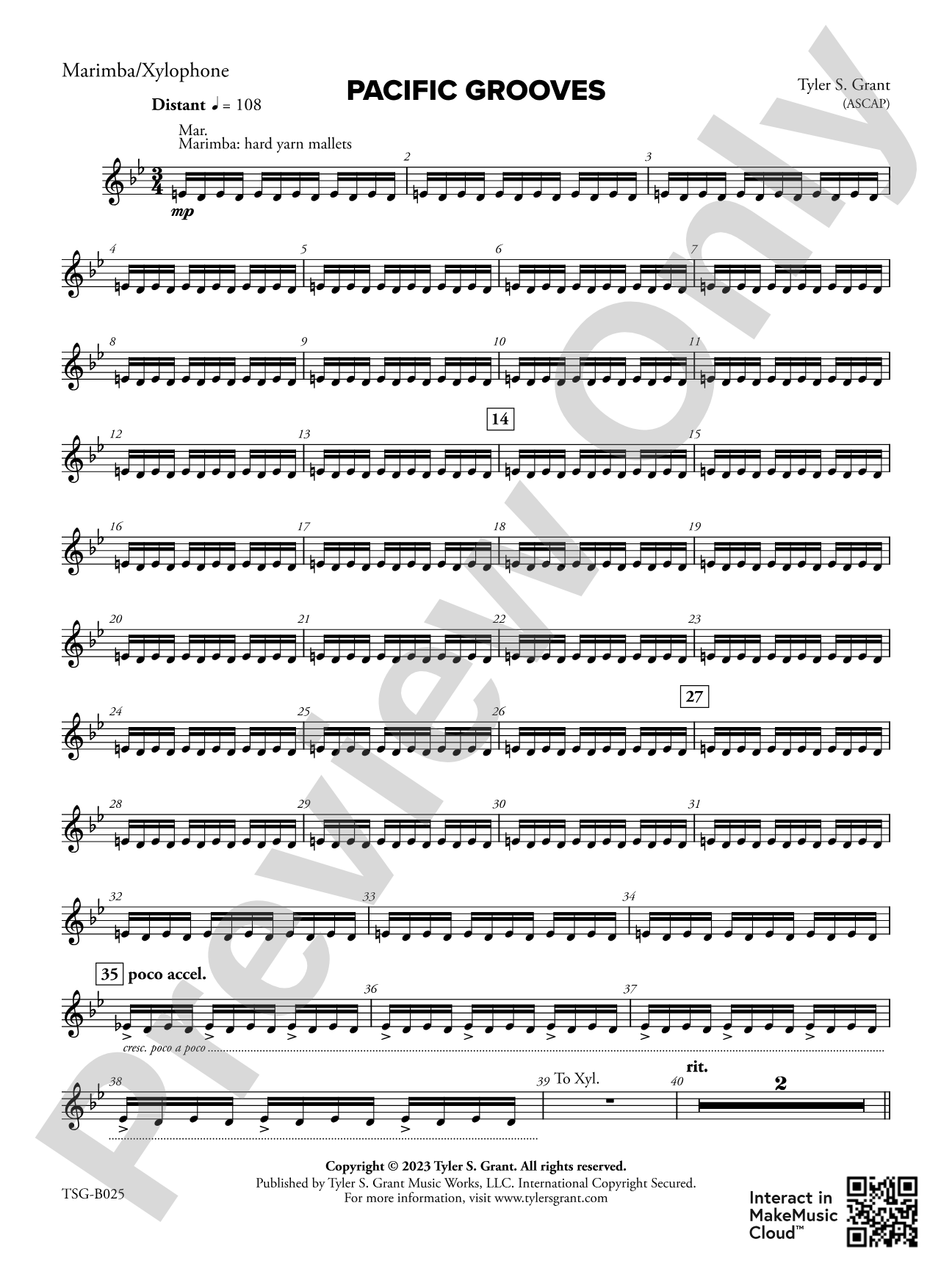 Pacific Grooves: Xylophone